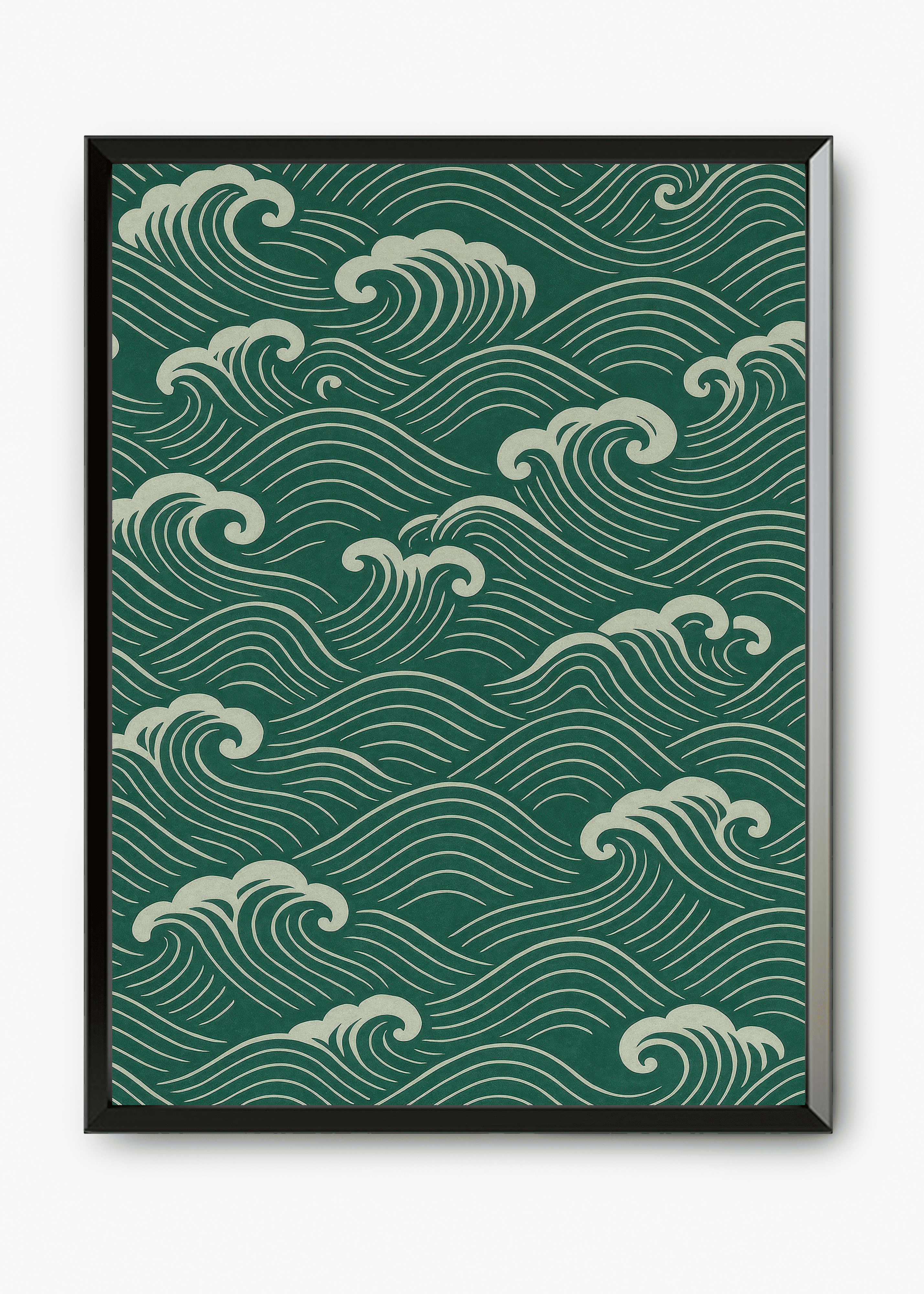Quadro Japonês Forest Waves