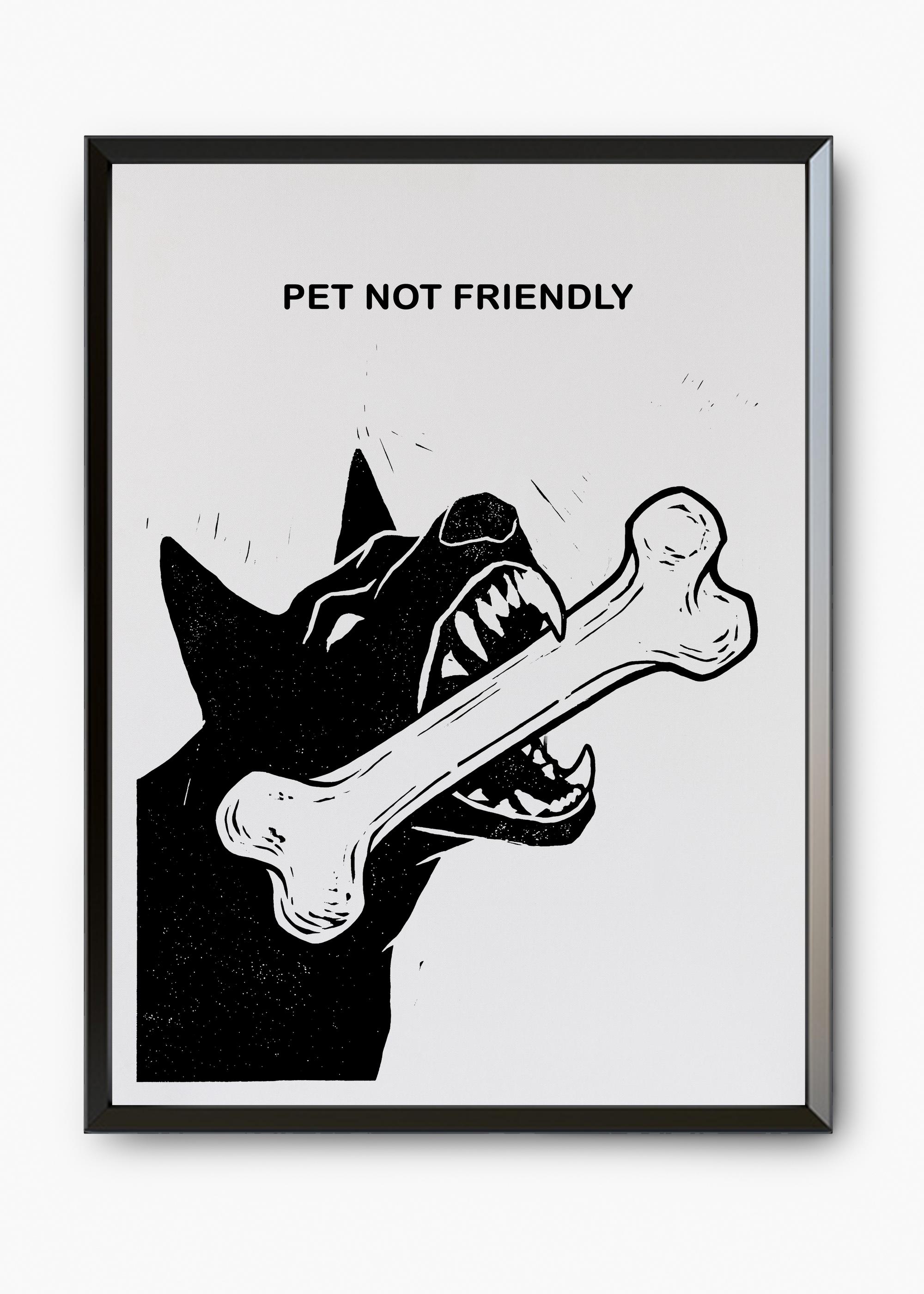 Quadro Pet Not Friendly - 7