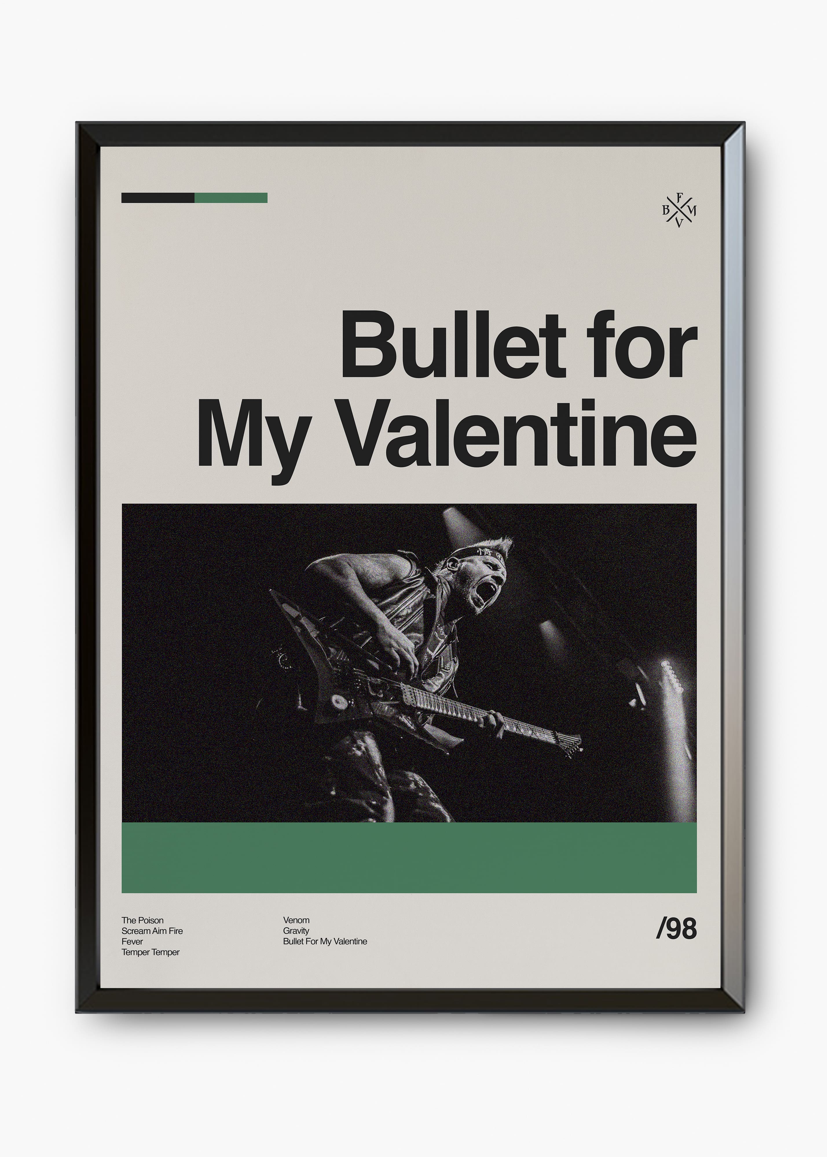 Quadro Bullet For My Valentine Banda