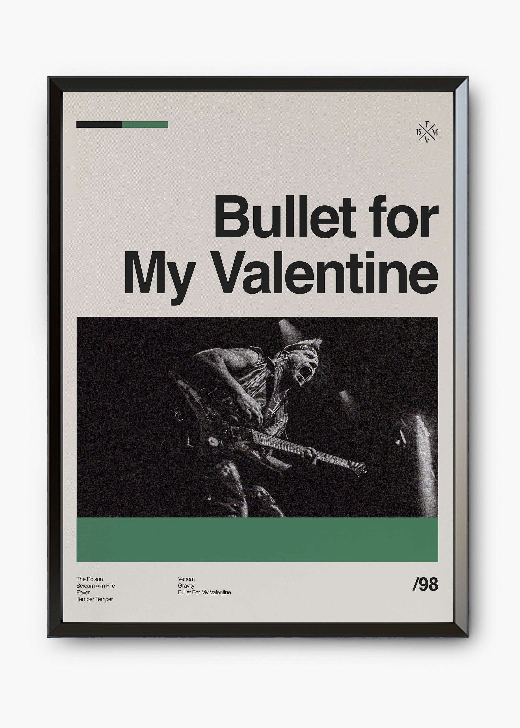 Quadro Bullet For My Valentine Banda