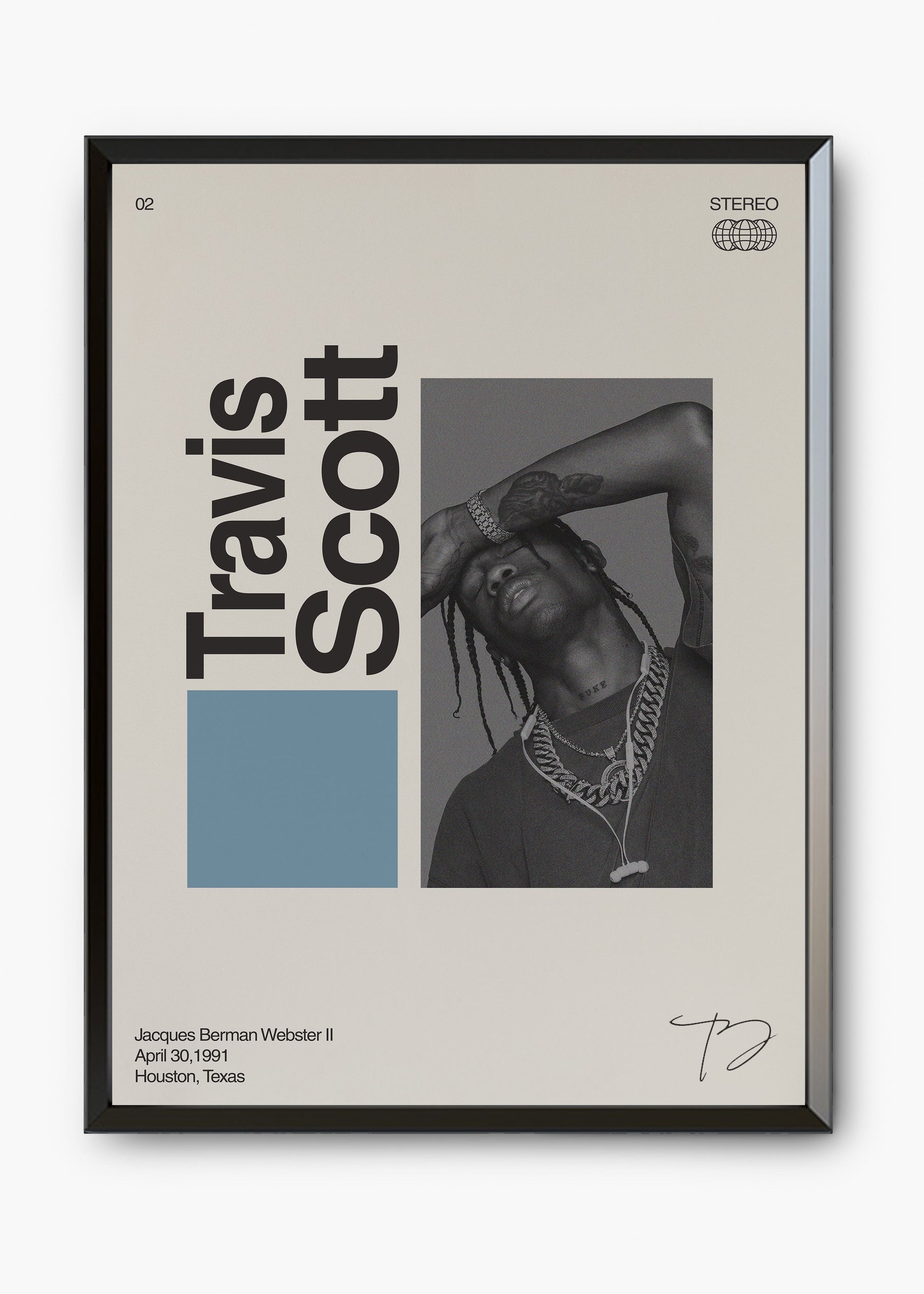 Quadro Signature Travis Scott