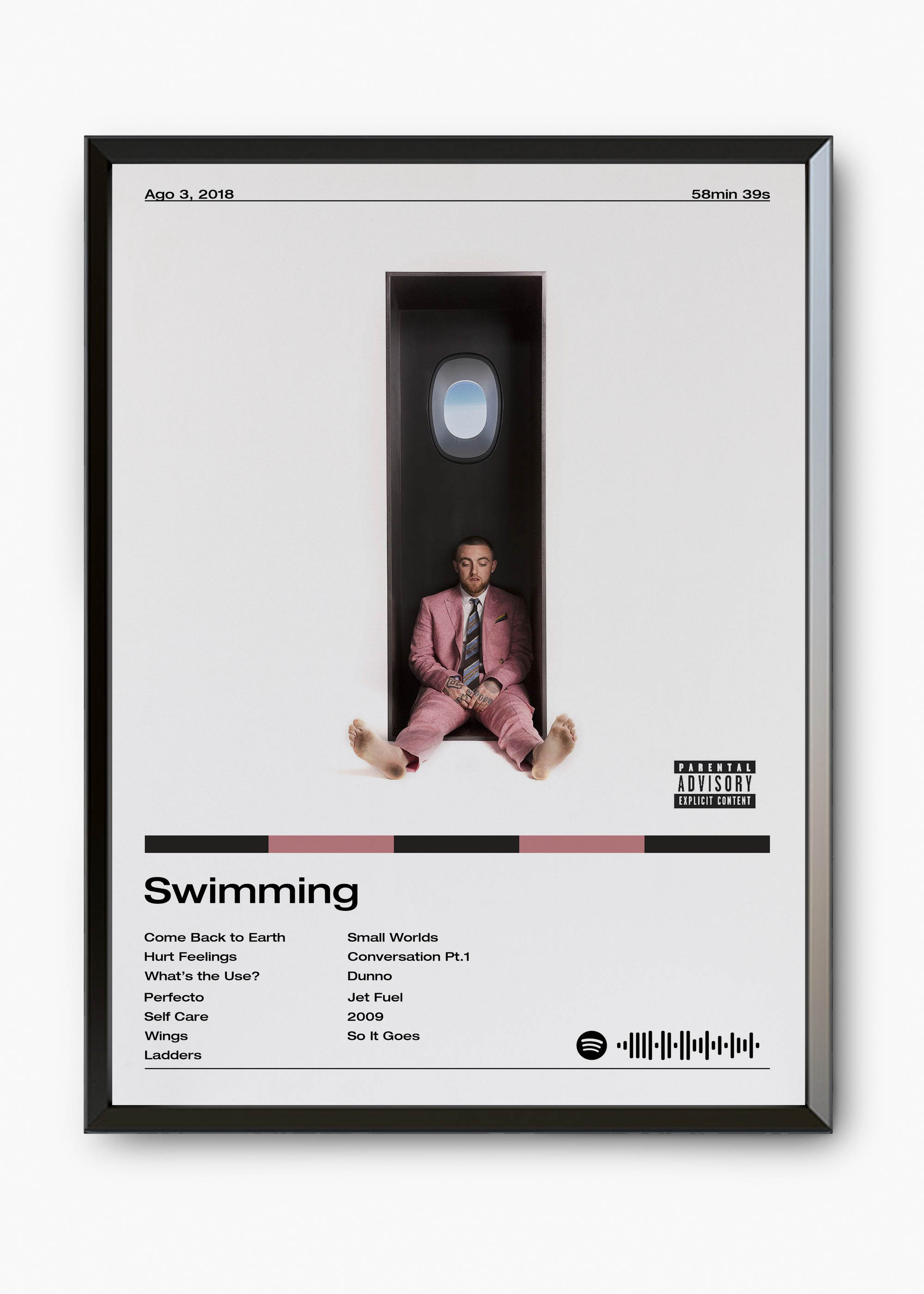 Quadro Mac Miller Swimming - 7