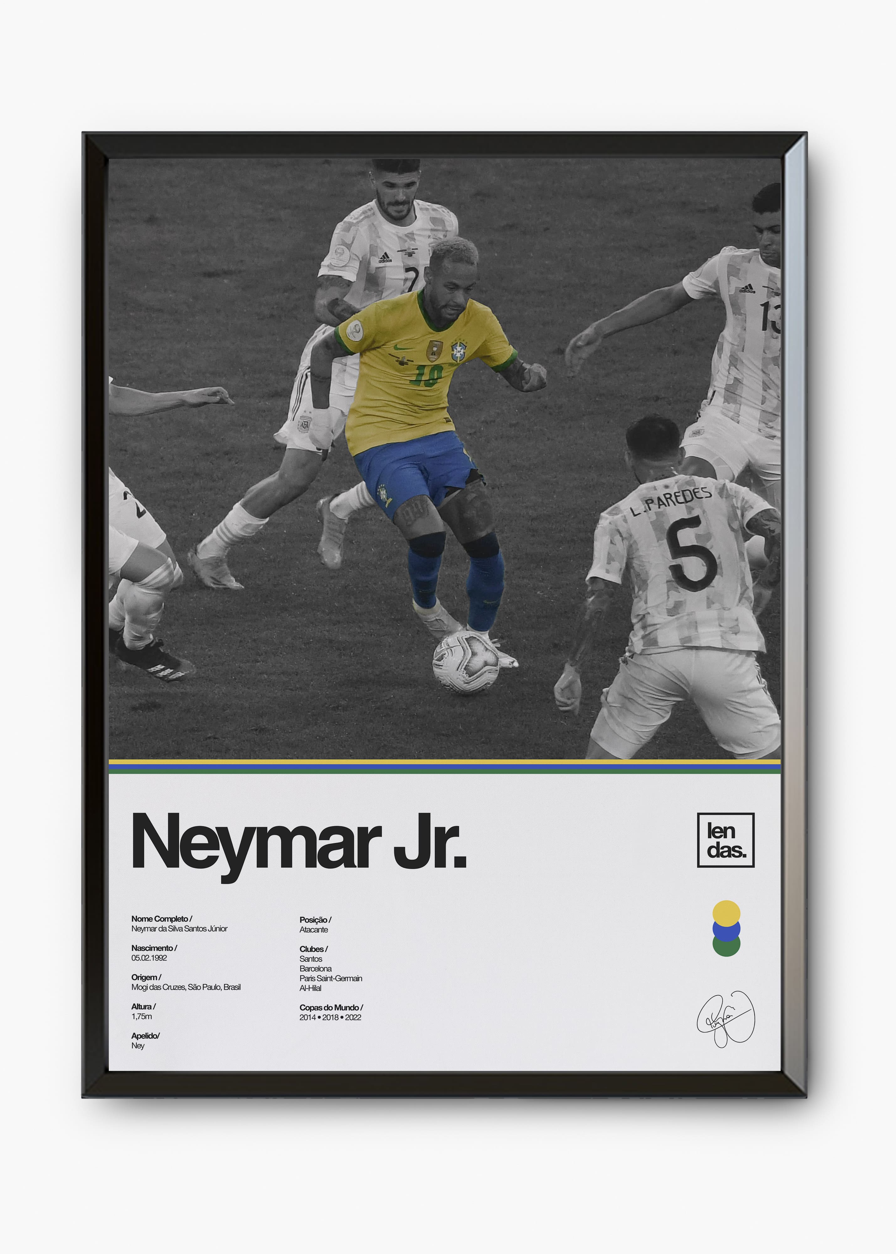 Quadro Neymar V5