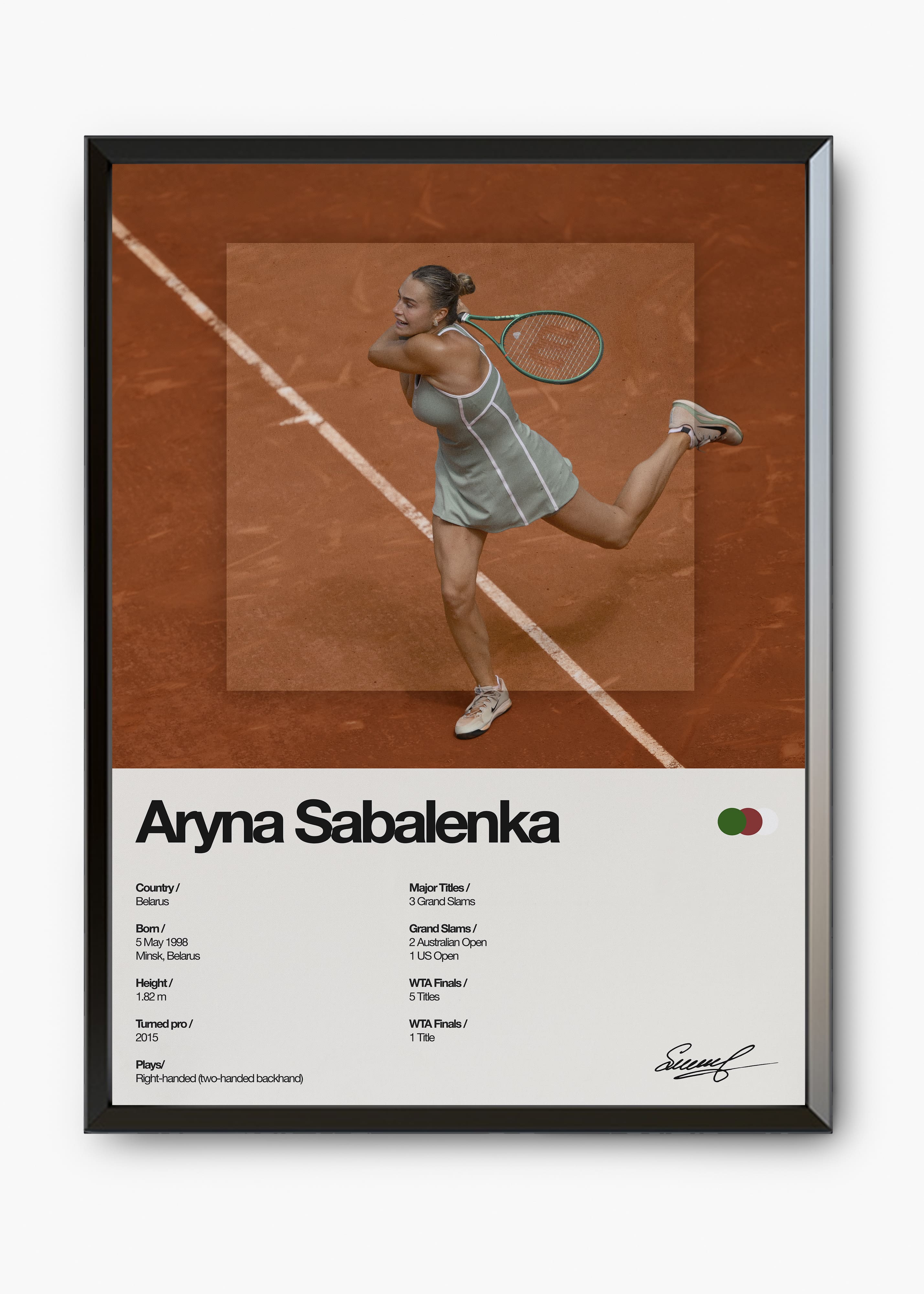 Quadro Aryna Sabalenka