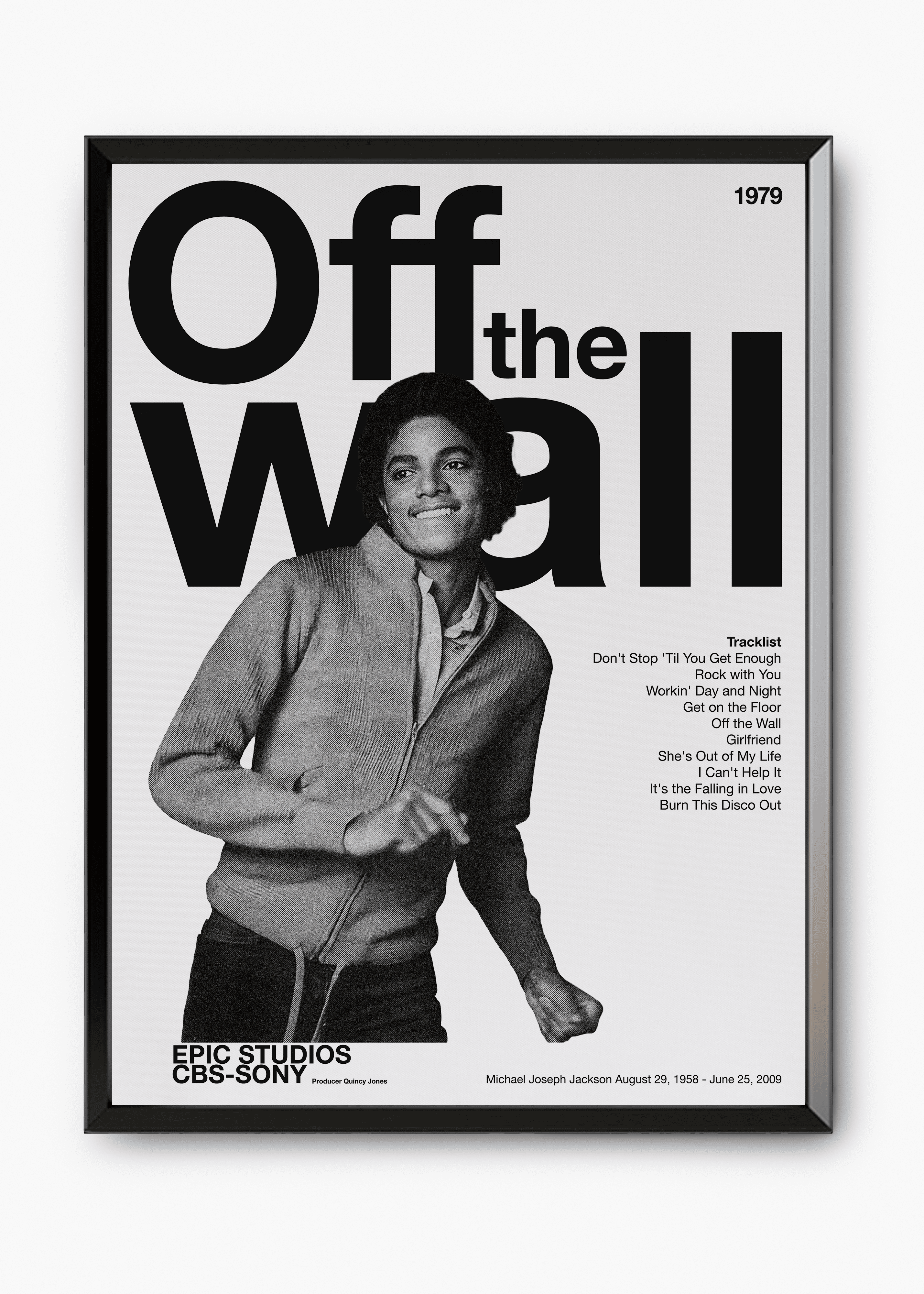 Quadro Michael Jackson Off The Wall