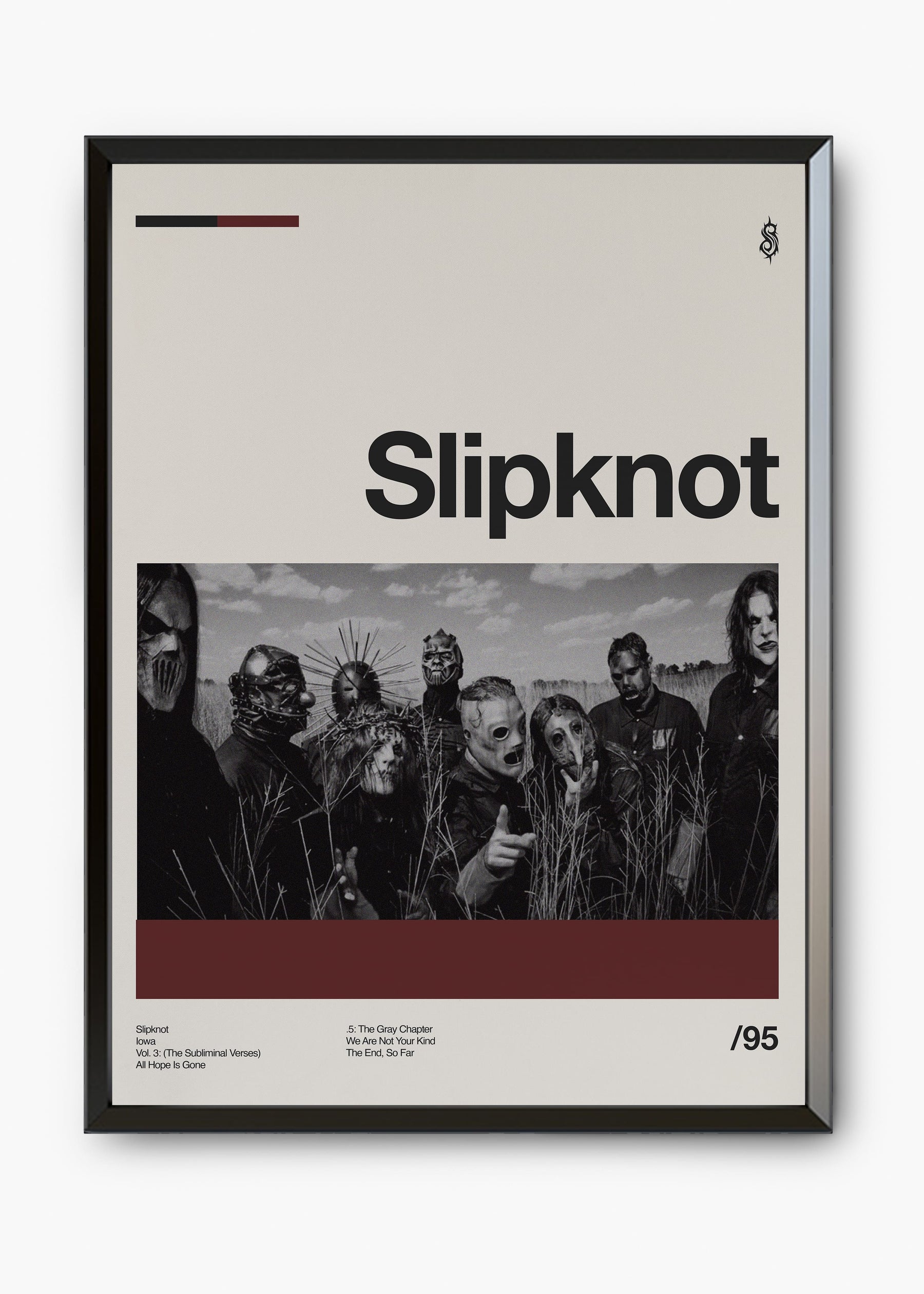 Quadro Slipknot Banda