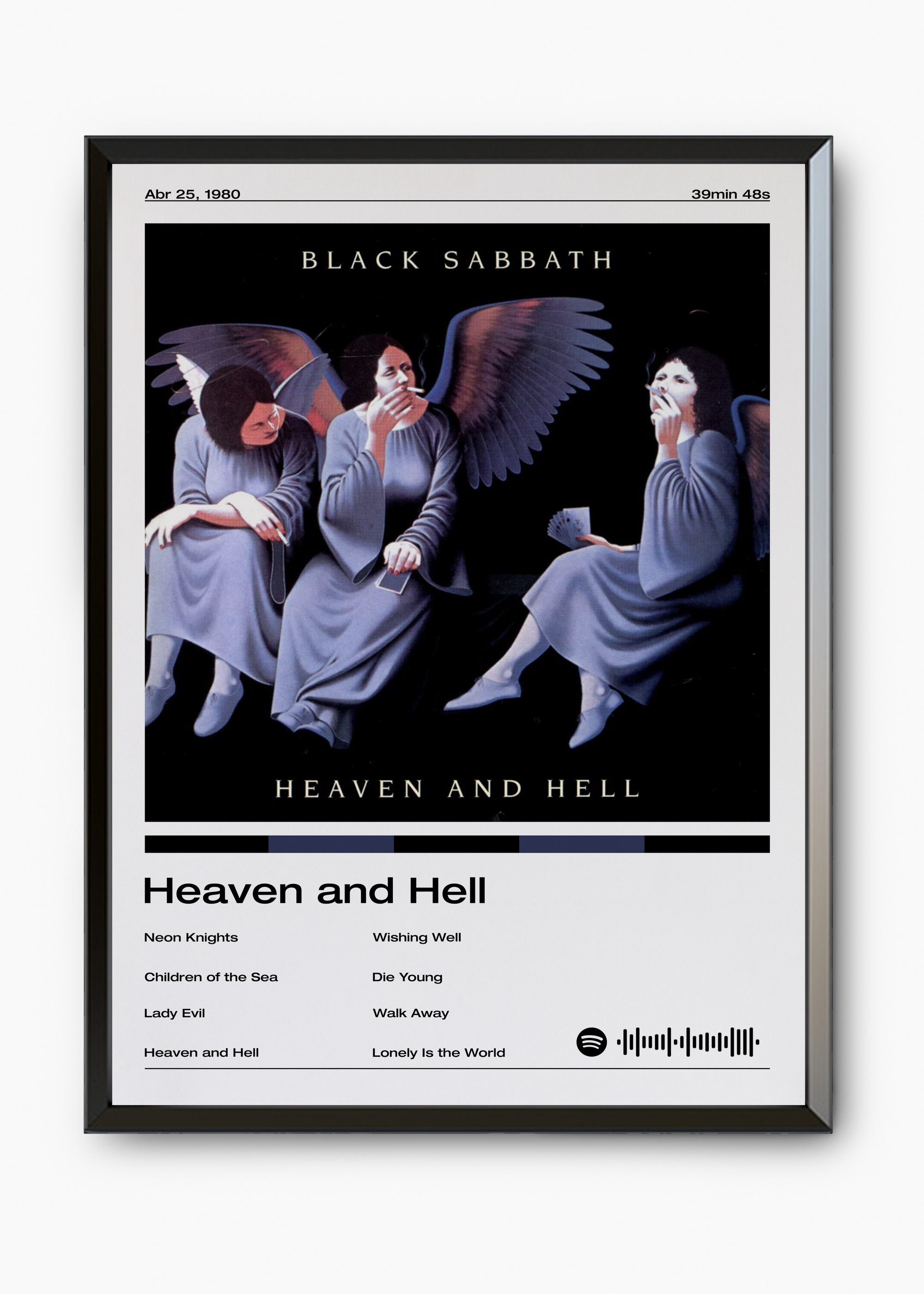Quadro Black Sabbath Heaven and Hell - 7