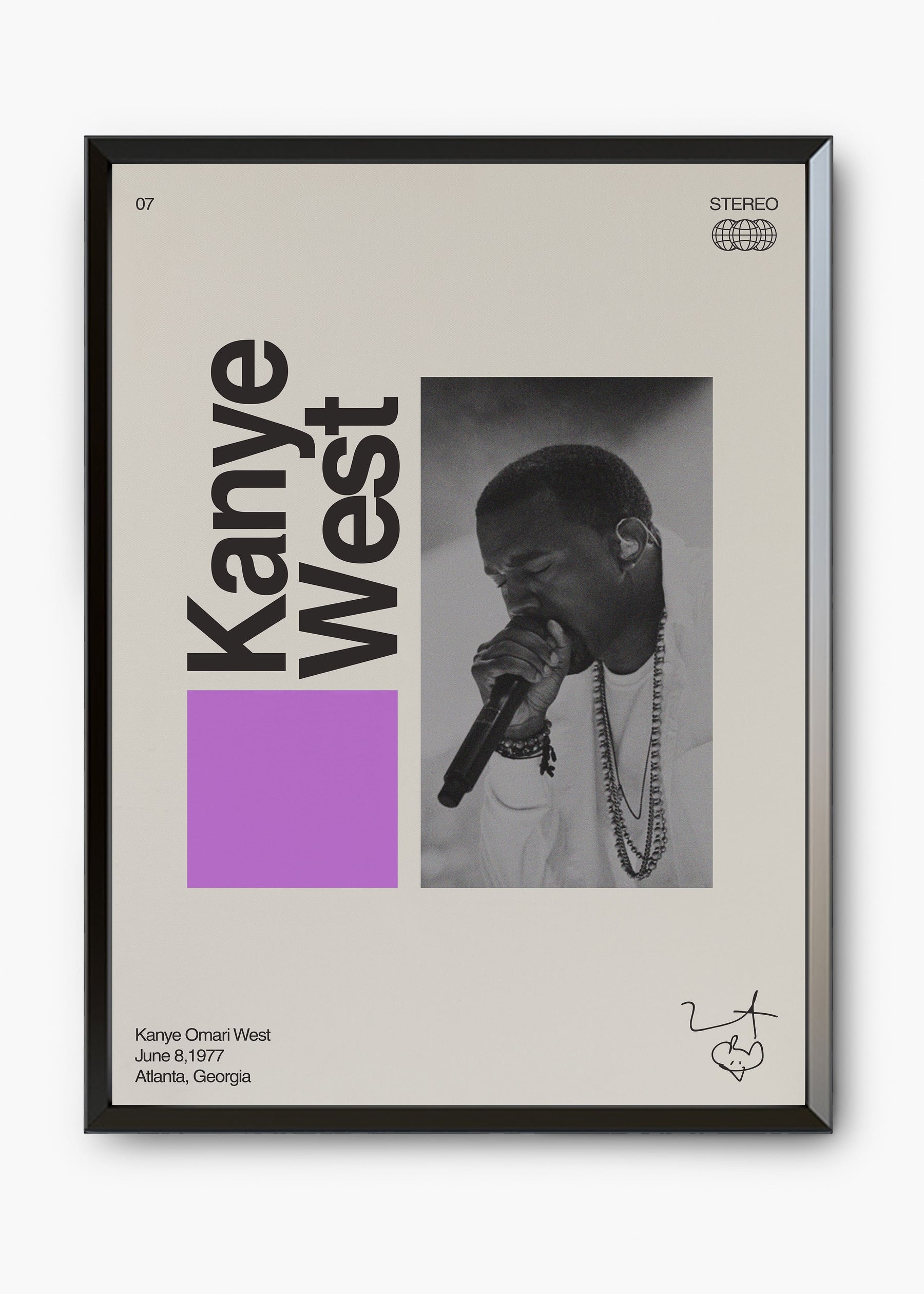 Quadro Signature Kanye West