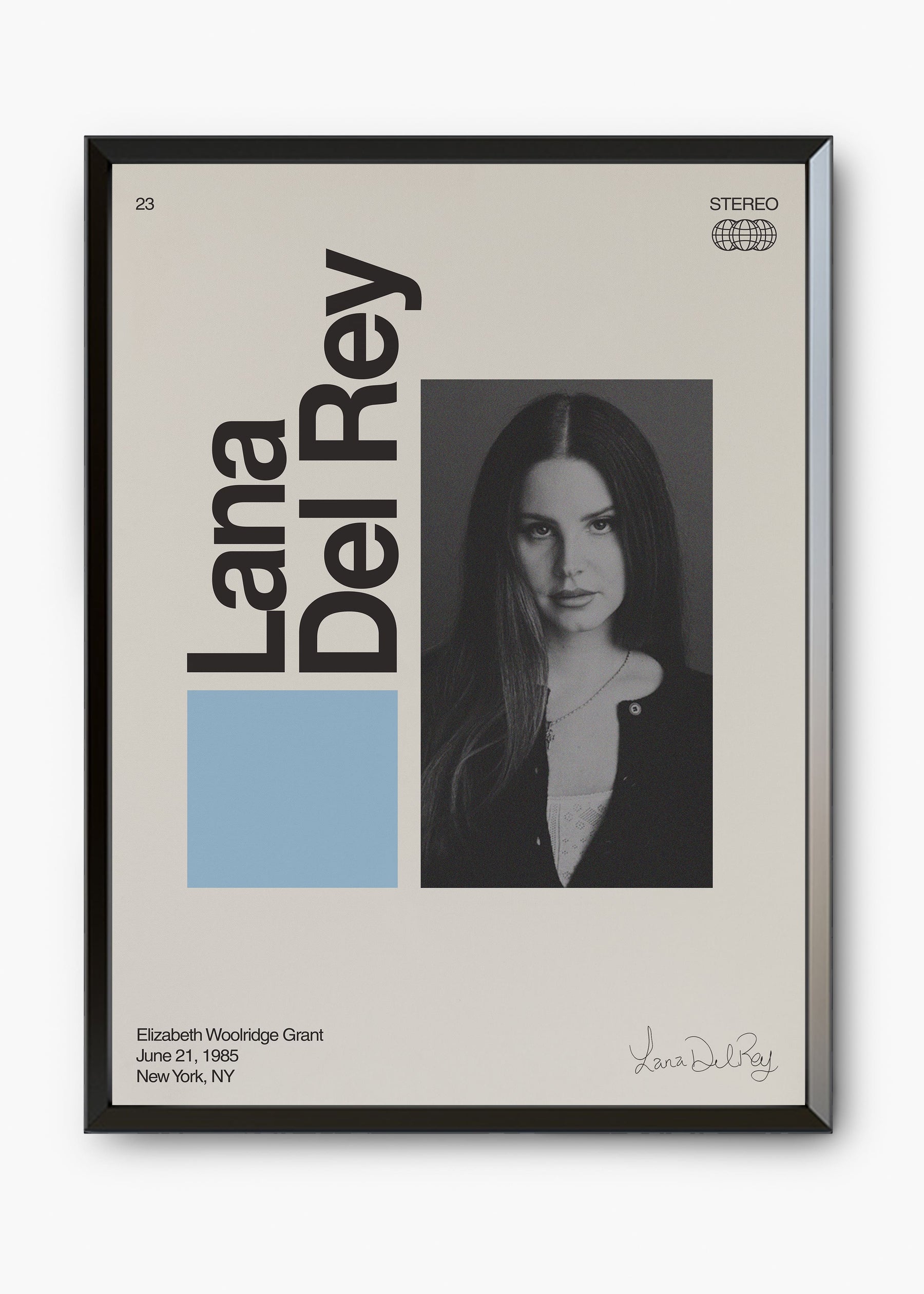 Quadro Signature Lana Del Rey