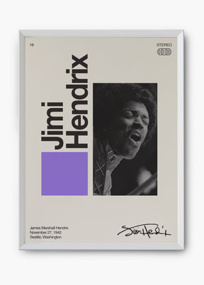 Quadro Signature Jimi Hendrix