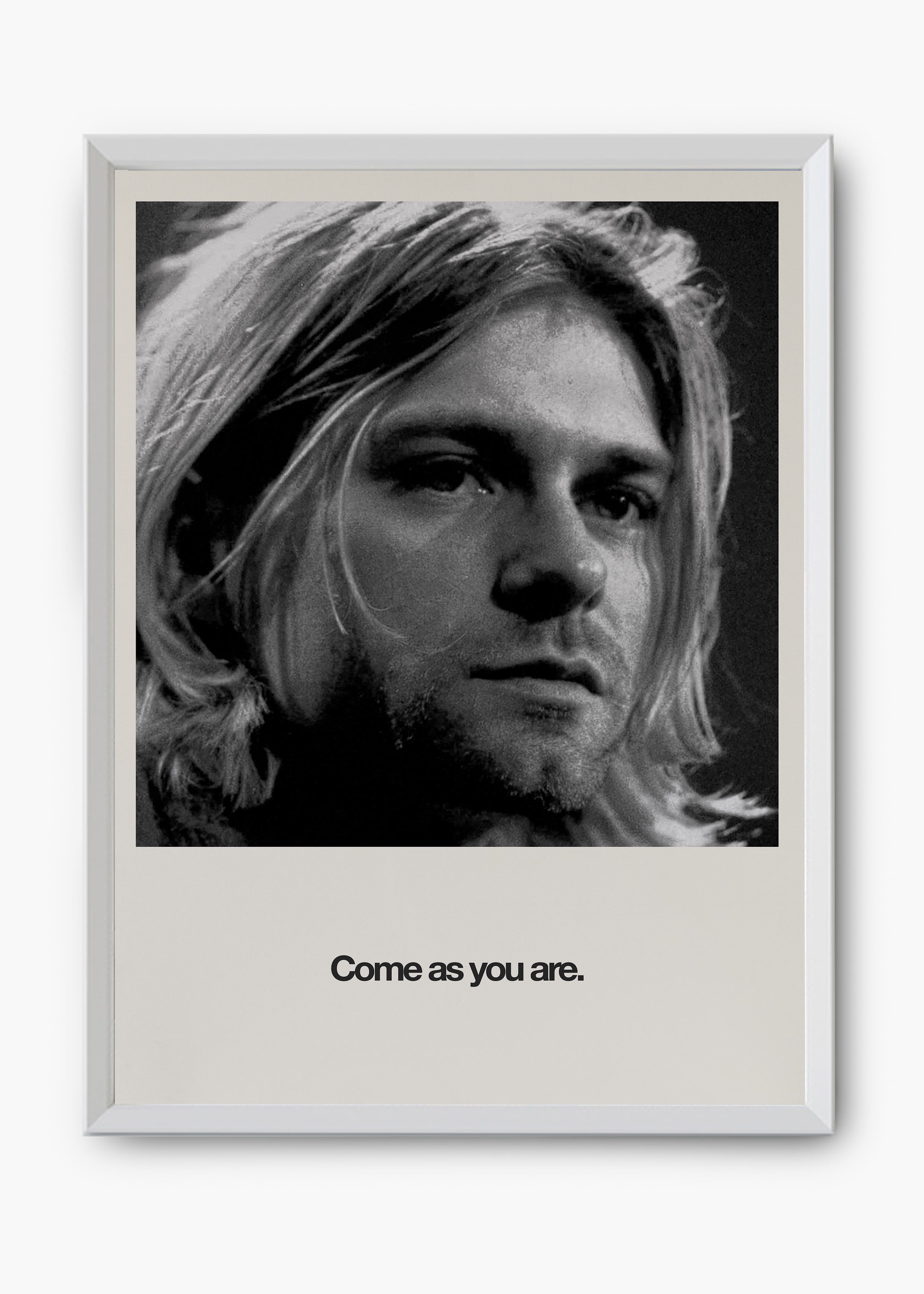 Quadro Kurt Cobain - Nirvana - Come as You Are
