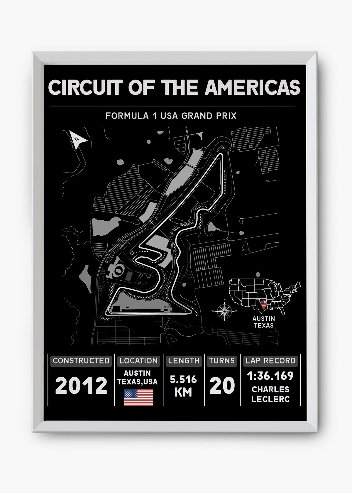 Quadro GP Circuit Of The Americas