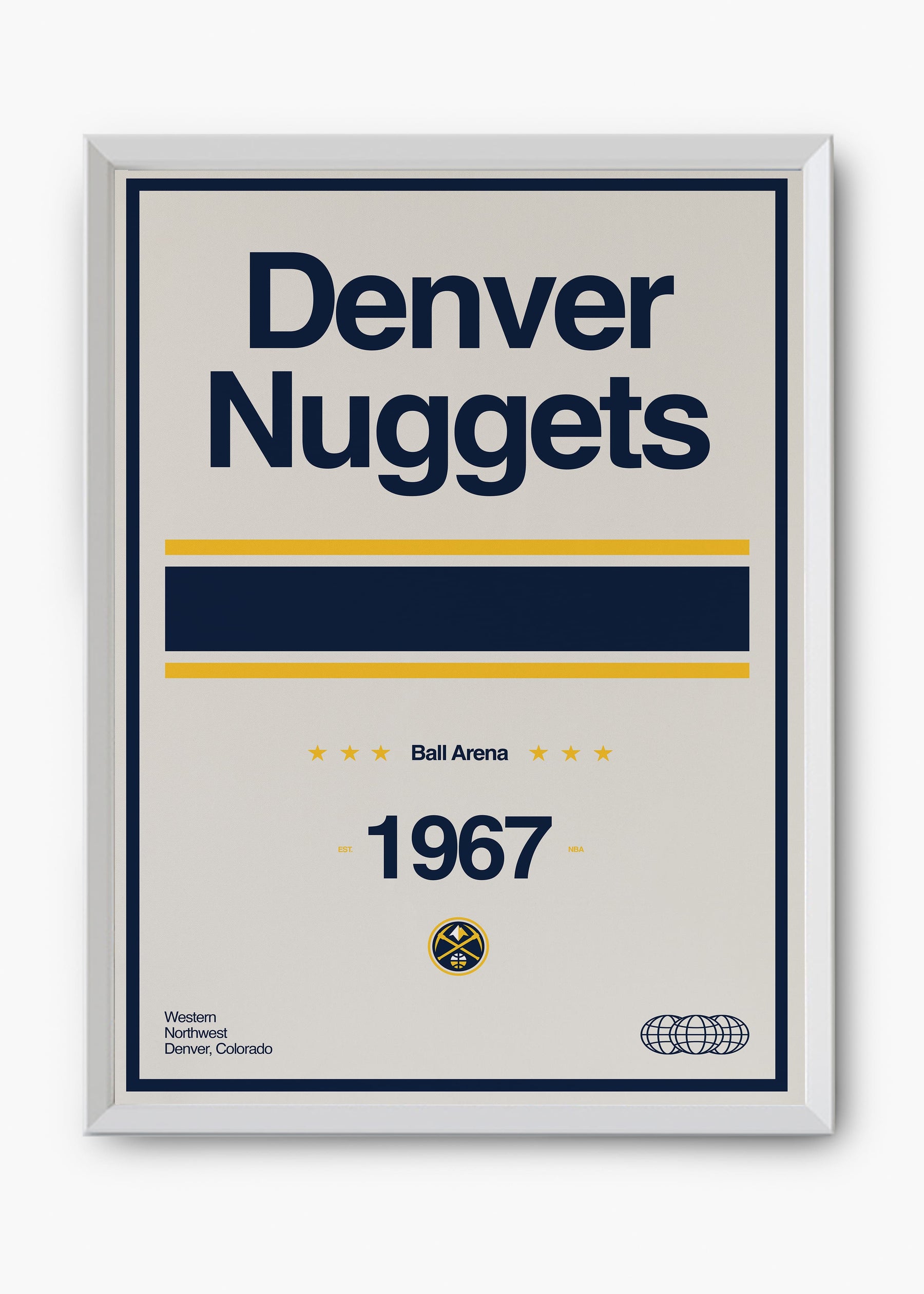 Quadro NBA Denver Nuggets