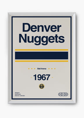 Quadro NBA Denver Nuggets