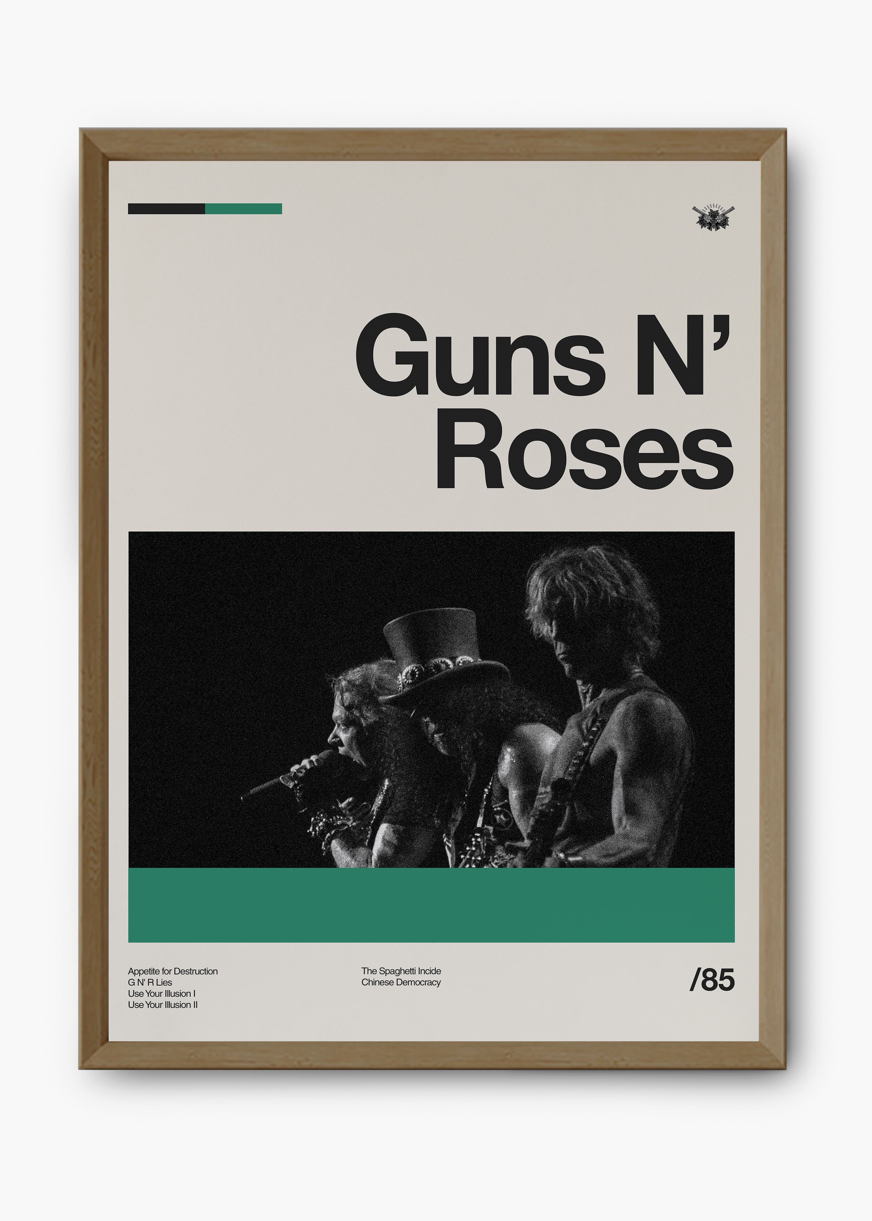 Quadro Guns n' Roses Banda