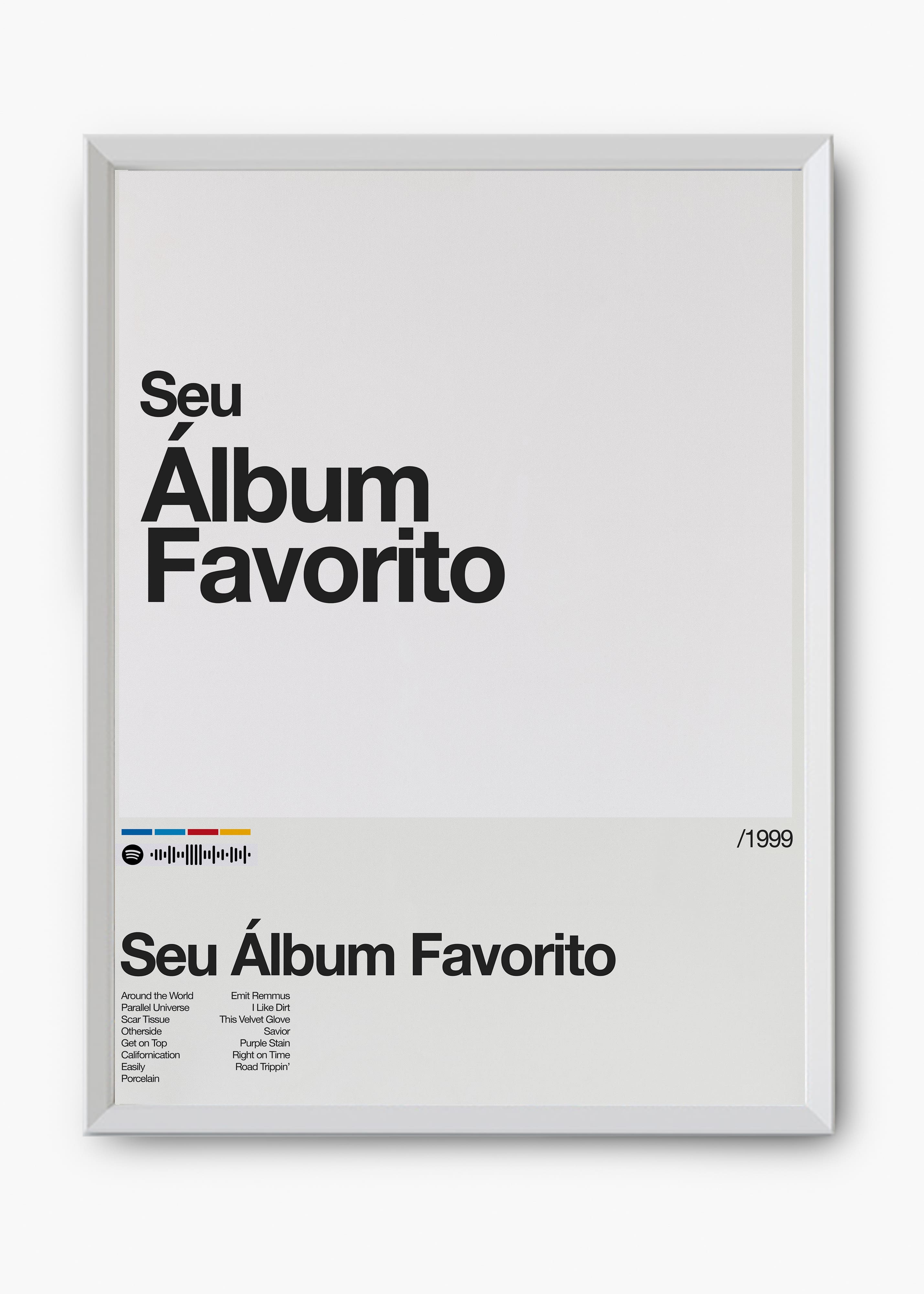Quadro Spotify Personalizável - Álbum