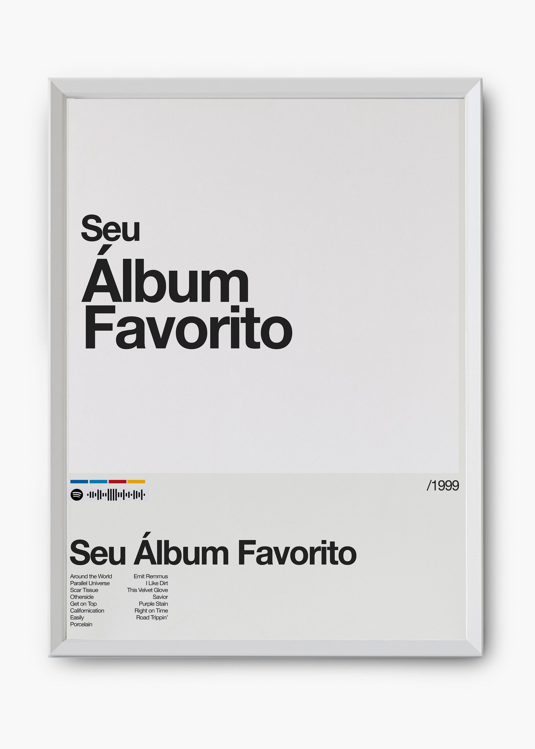 Quadro Spotify Personalizável - Álbum