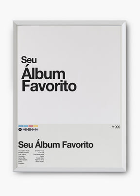 Quadro Spotify Personalizável - Álbum