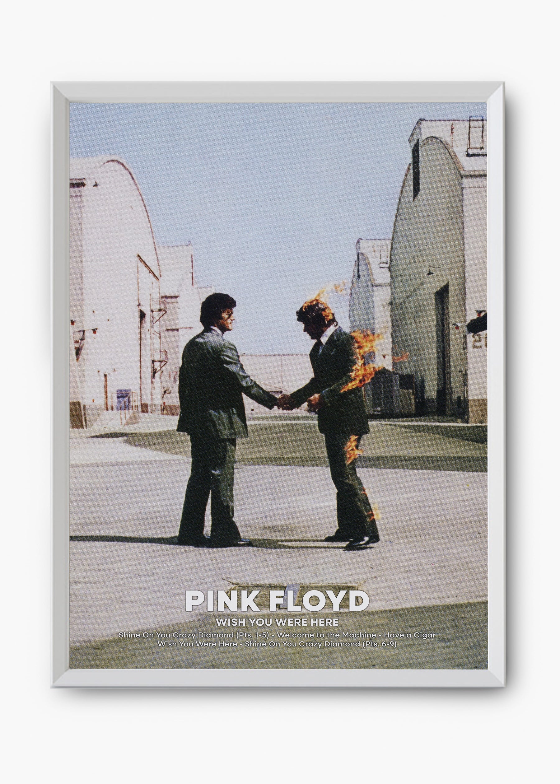 Quadro Pink Floyd Wish You Were Here Capa