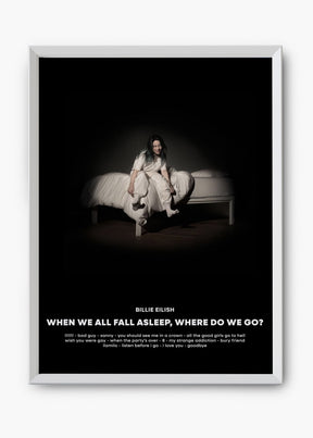 Quadro Billie Eilish When We All Fall Asleep Capa