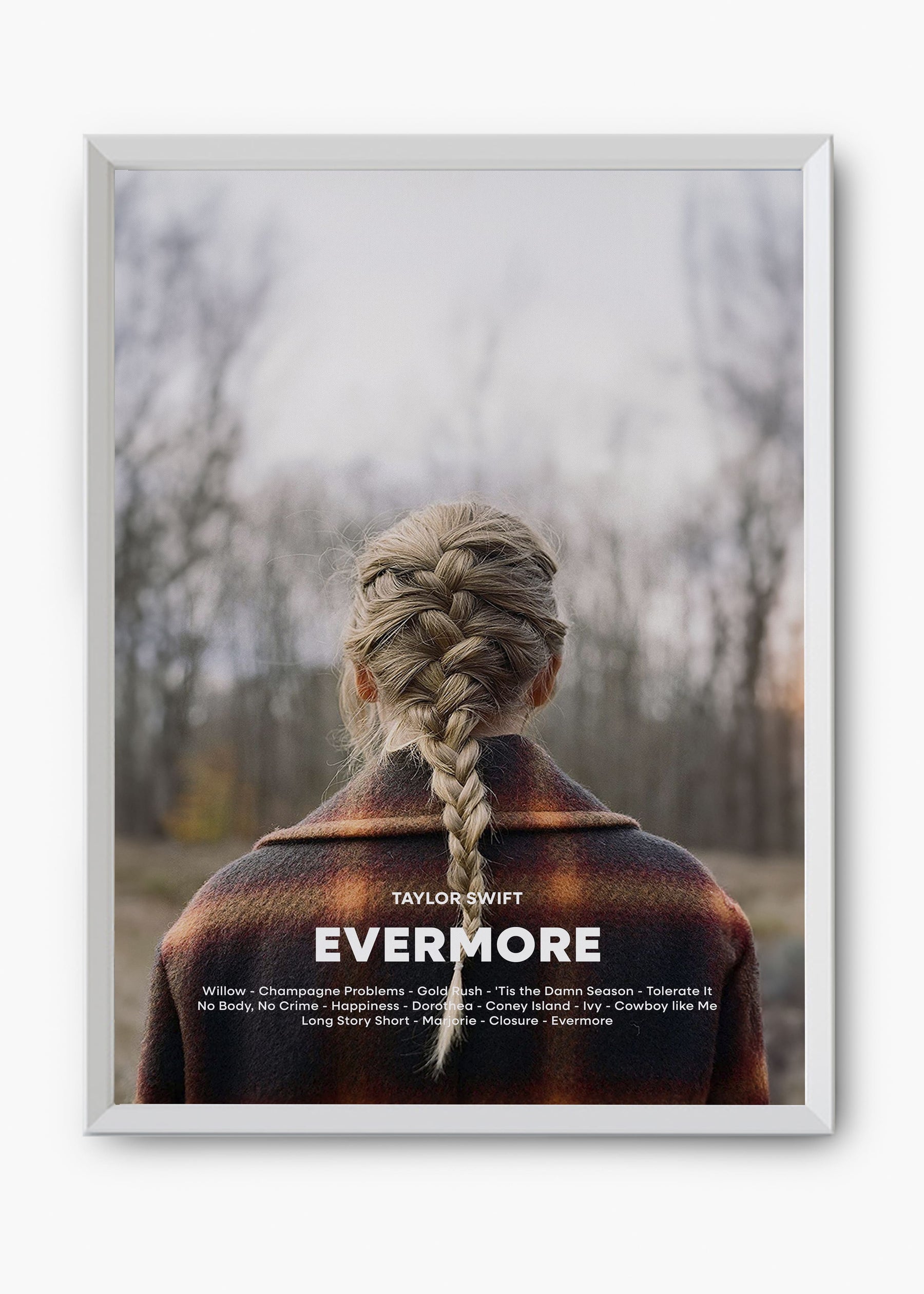 Quadro Taylor Swift Evermore Capa