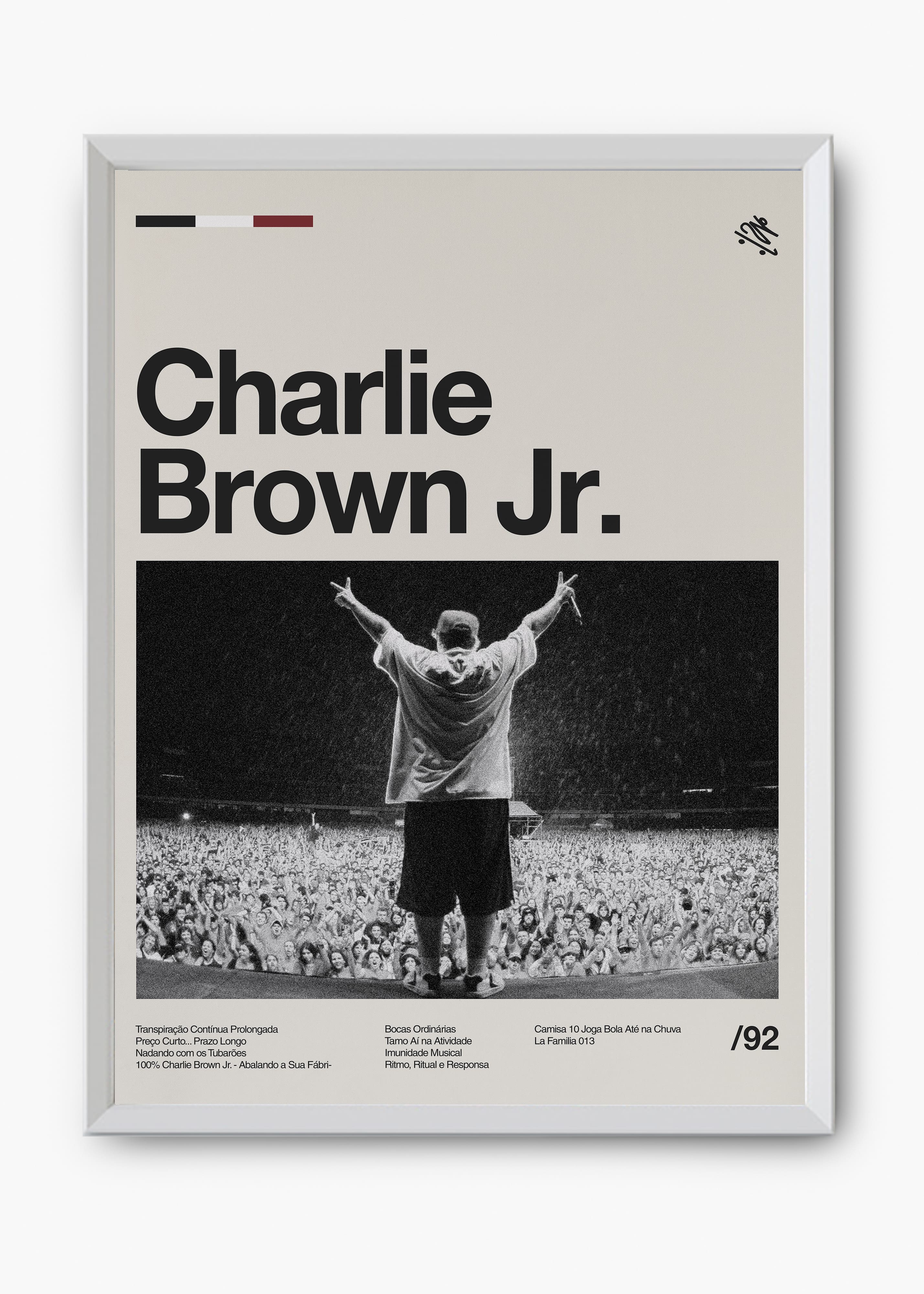 Quadro Charlie Brown Jr Banda