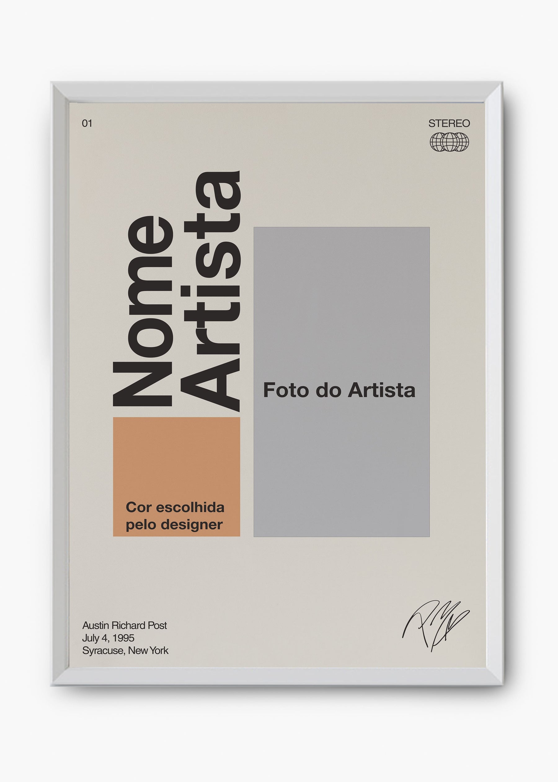 Quadro Personalizável - Signature