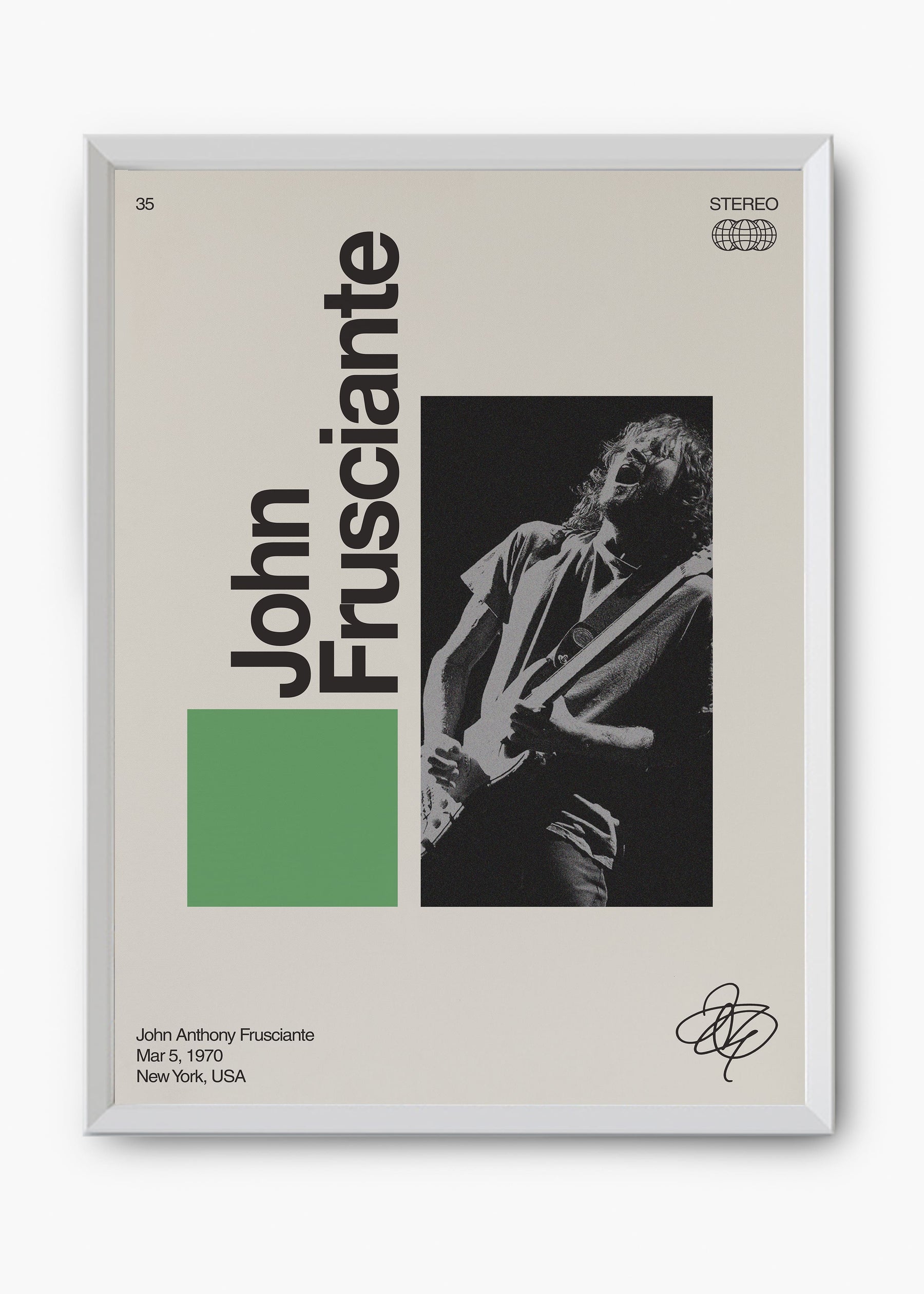 Quadro Signature John Frusciante