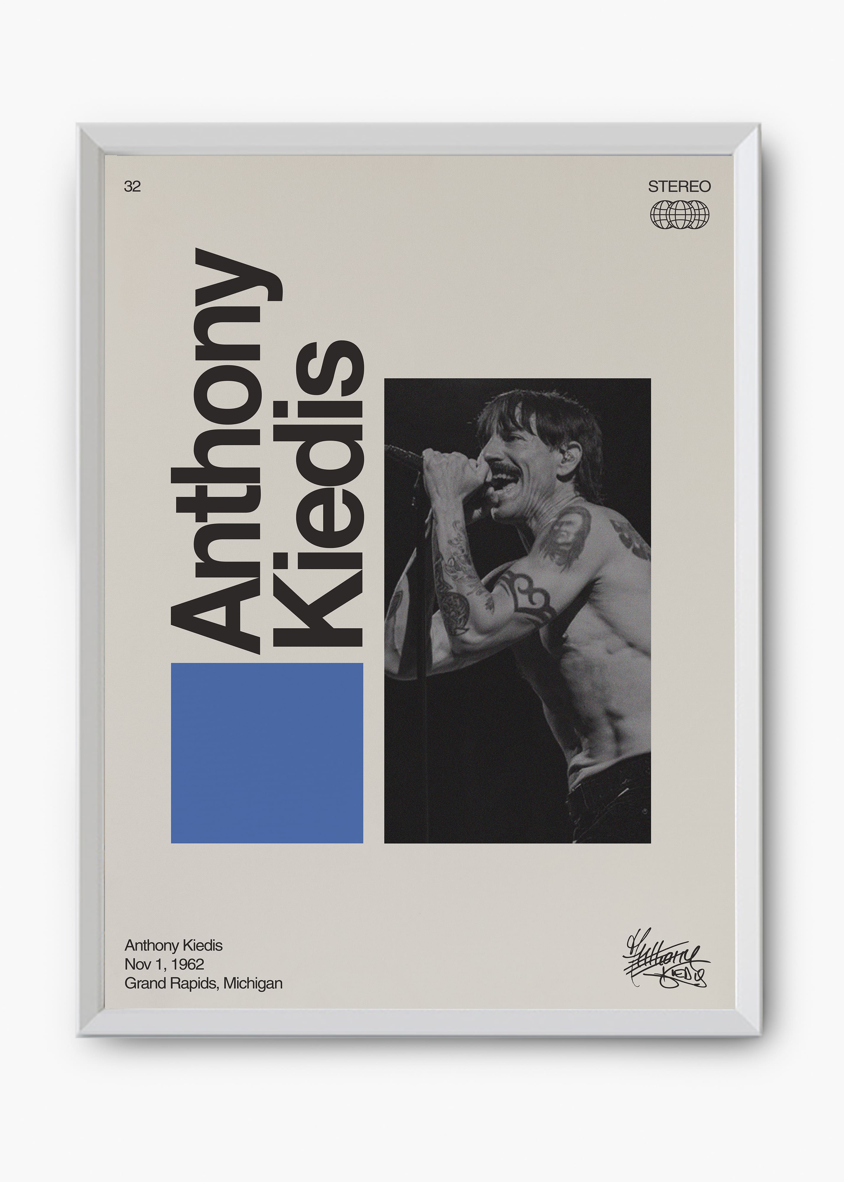 Quadro Signature Anthony Kiedis