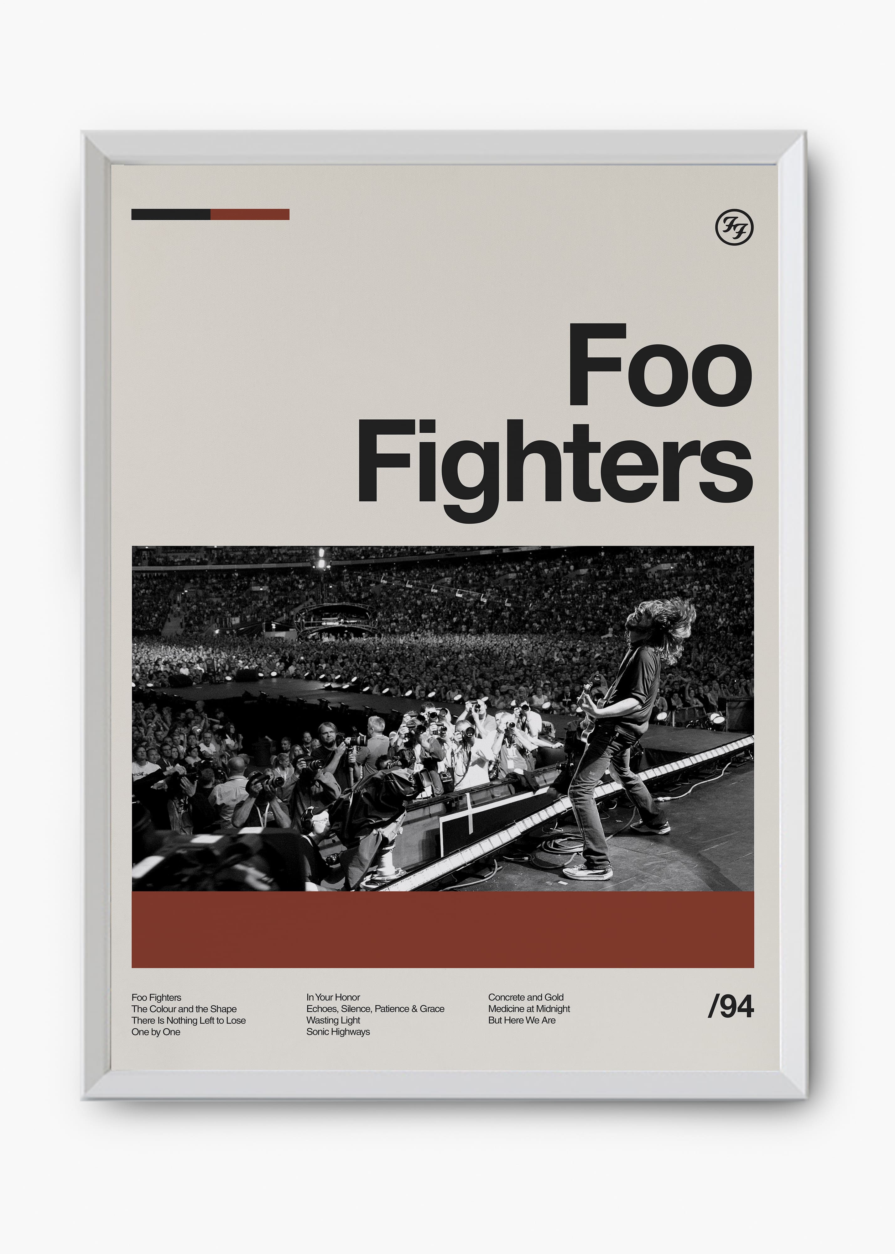 Quadro Foo Fighters Banda