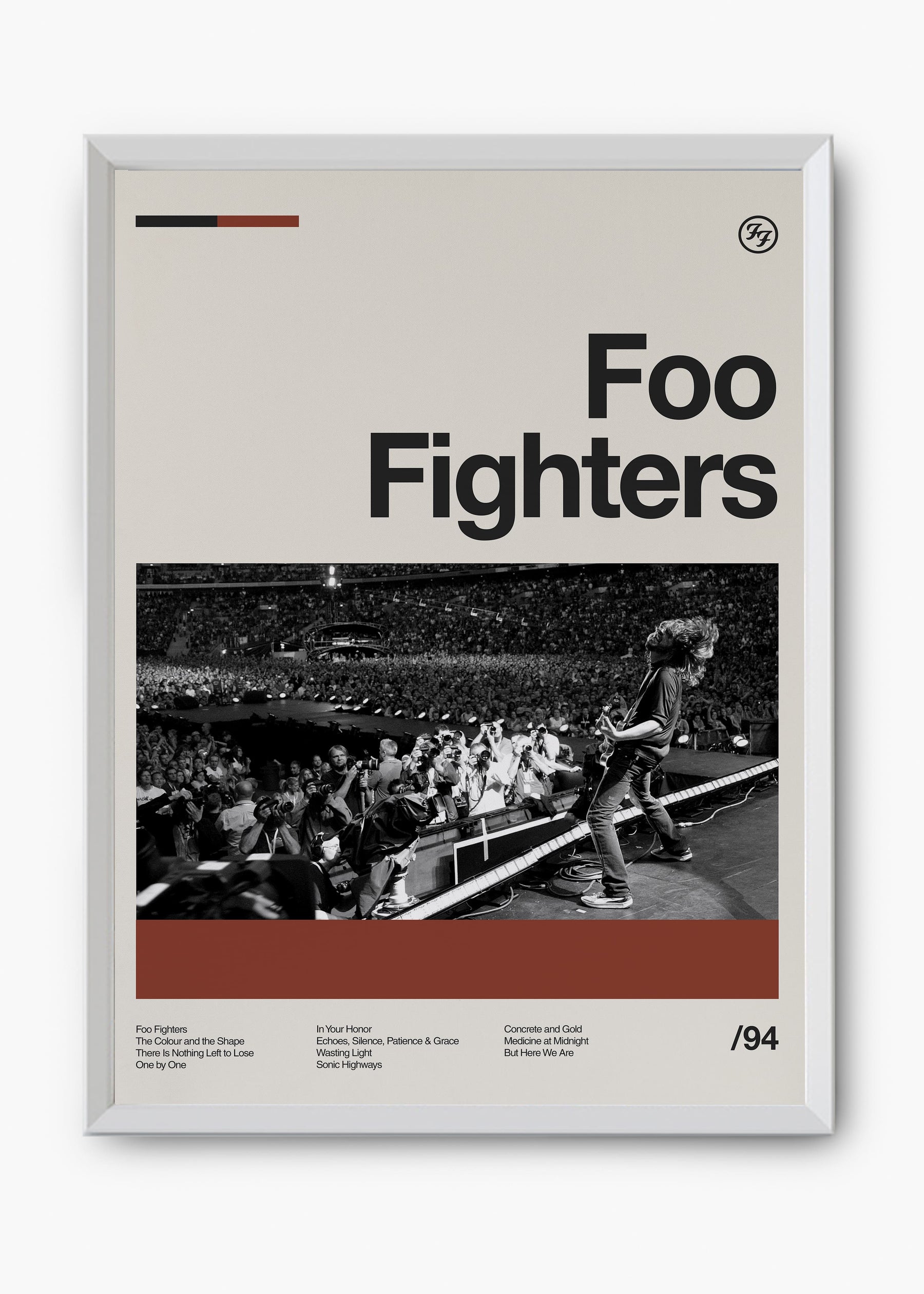 Quadro Foo Fighters Banda