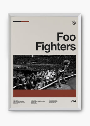Quadro Foo Fighters Banda