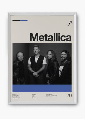 Quadro Metallica Banda