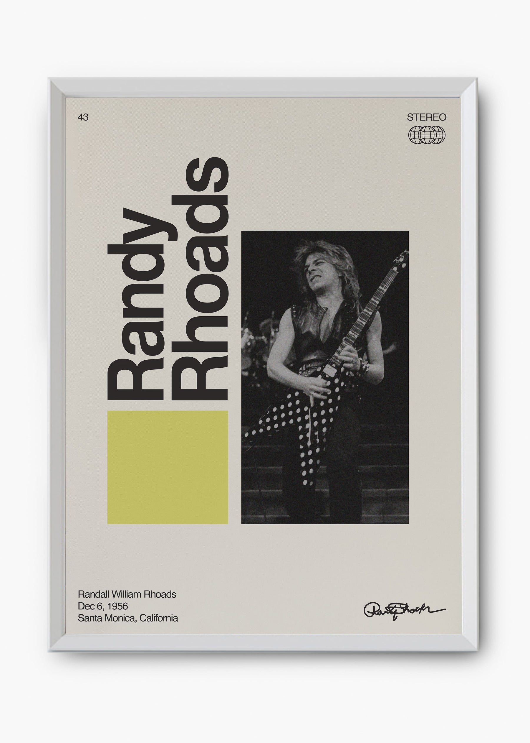 Quadro Signature Randy Rhoads