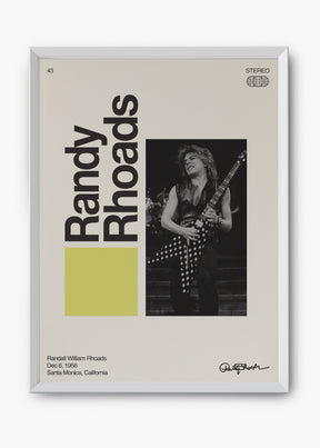 Quadro Signature Randy Rhoads