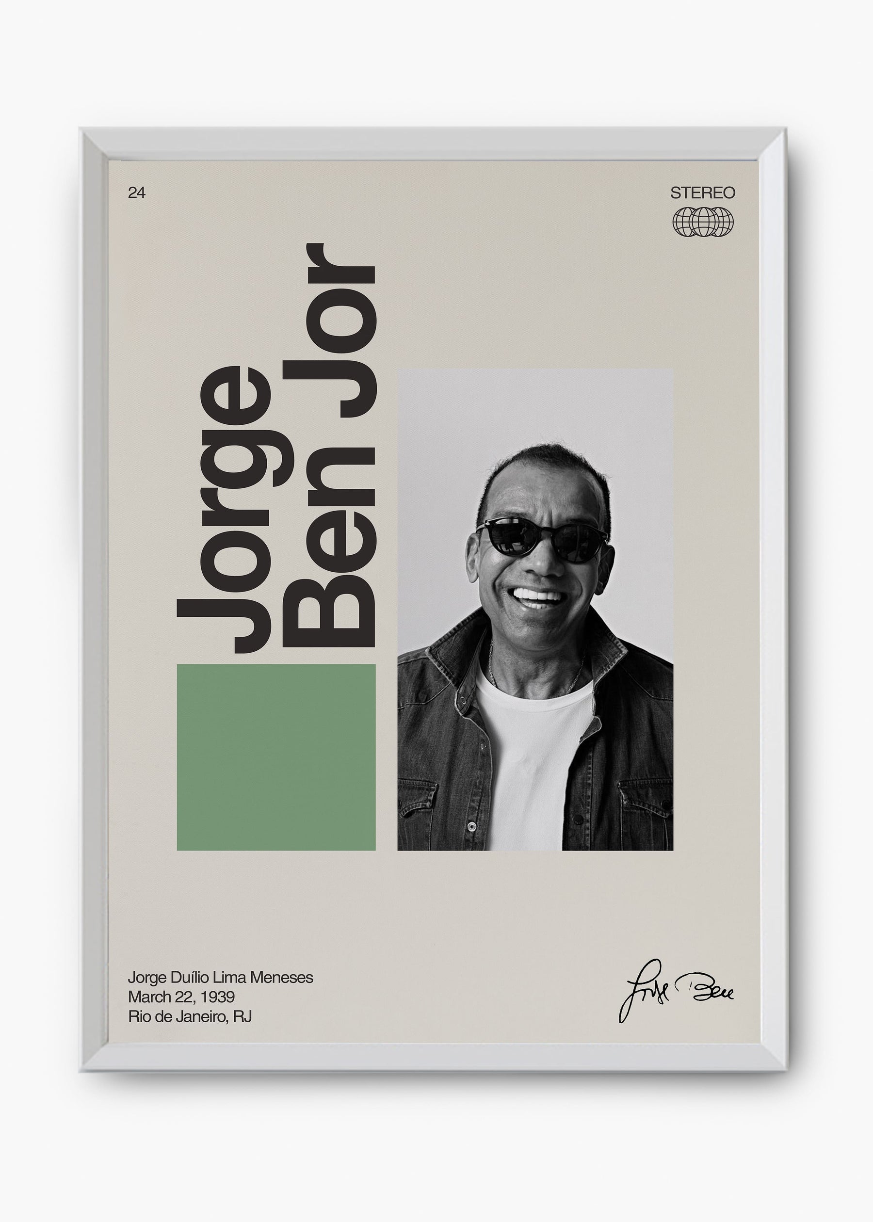 Quadro Signature Jorge Ben Jor