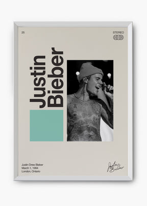 Quadro Signature Justin Bieber