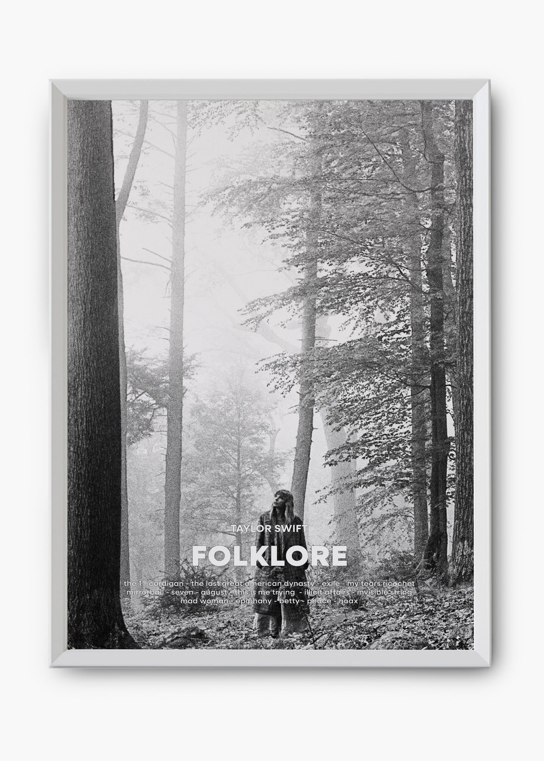 Quadro Taylor Swift Folklore Capa