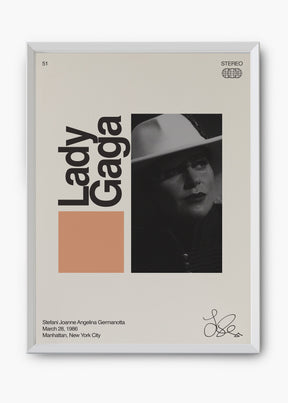 Quadro Signature Lady Gaga
