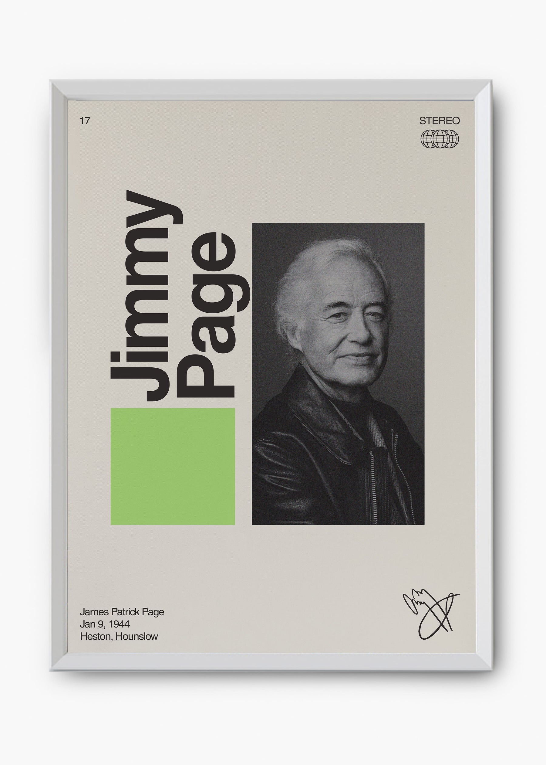 Quadro Signature Jimmy Page