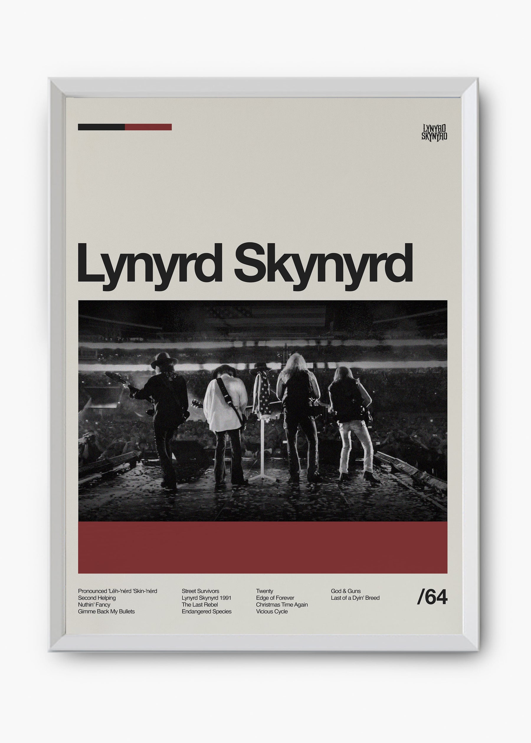 Quadro Lynyrd Skynyrd Banda