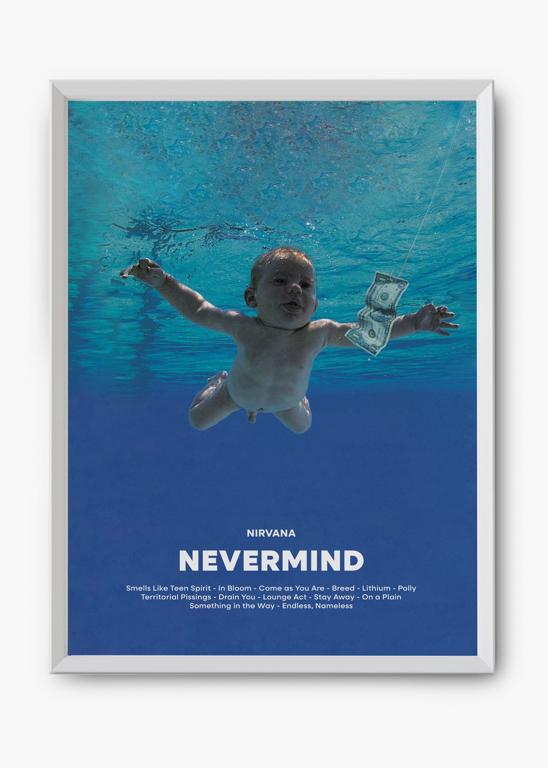 Quadro Nirvana Nevermind Capa