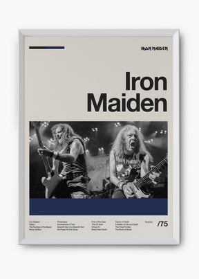 Quadro Iron Maiden Banda