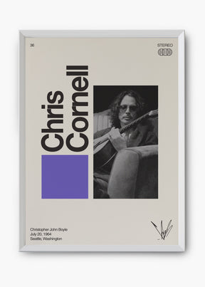 Quadro Signature Chris Cornell