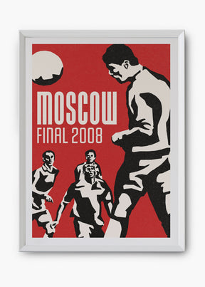 Quadro Cristiano Ronaldo Moscou 2008
