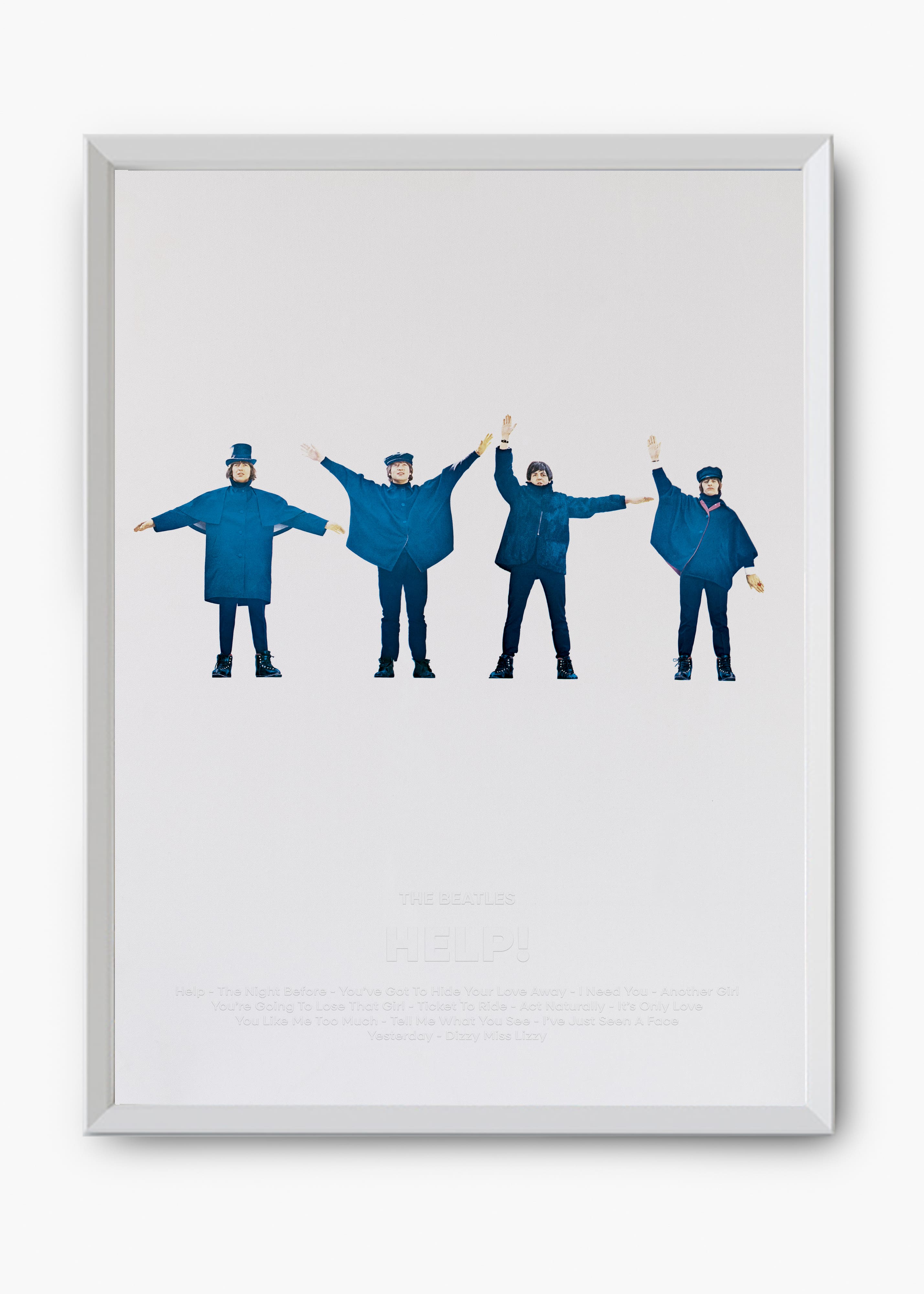 Quadro The Beatles Help Capa