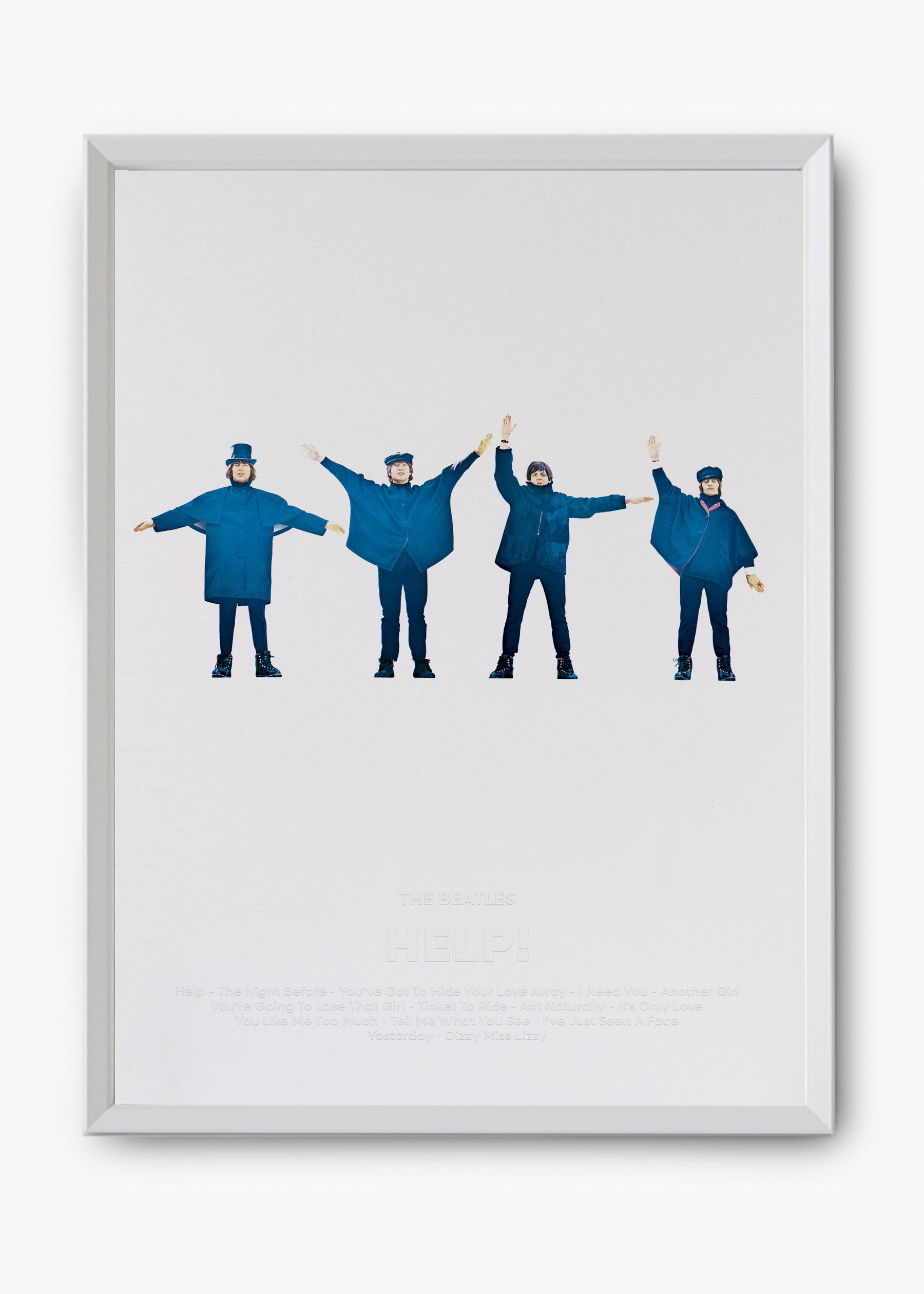 Quadro Beatles Help Capa