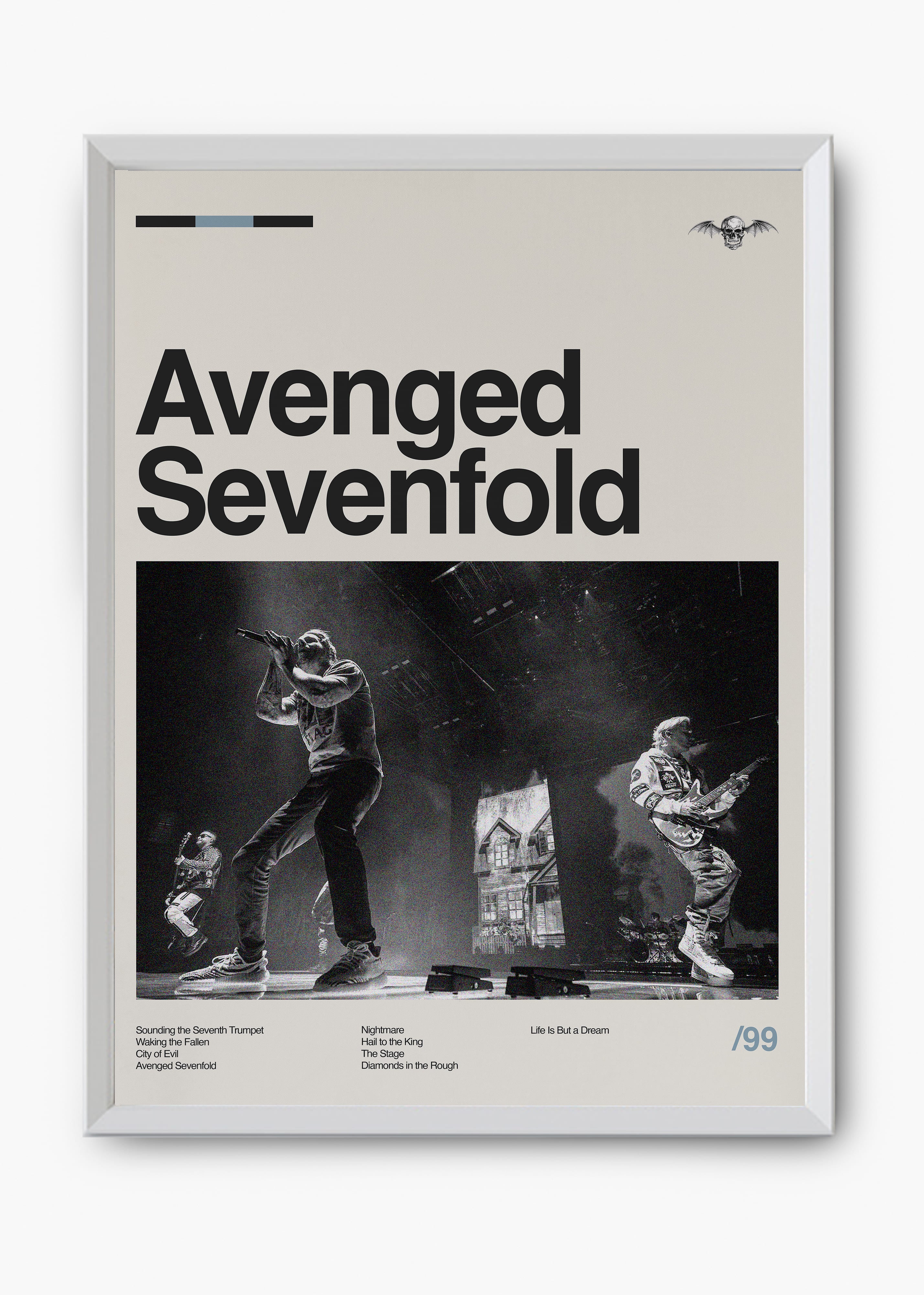 Quadro Avenged Sevenfold Banda