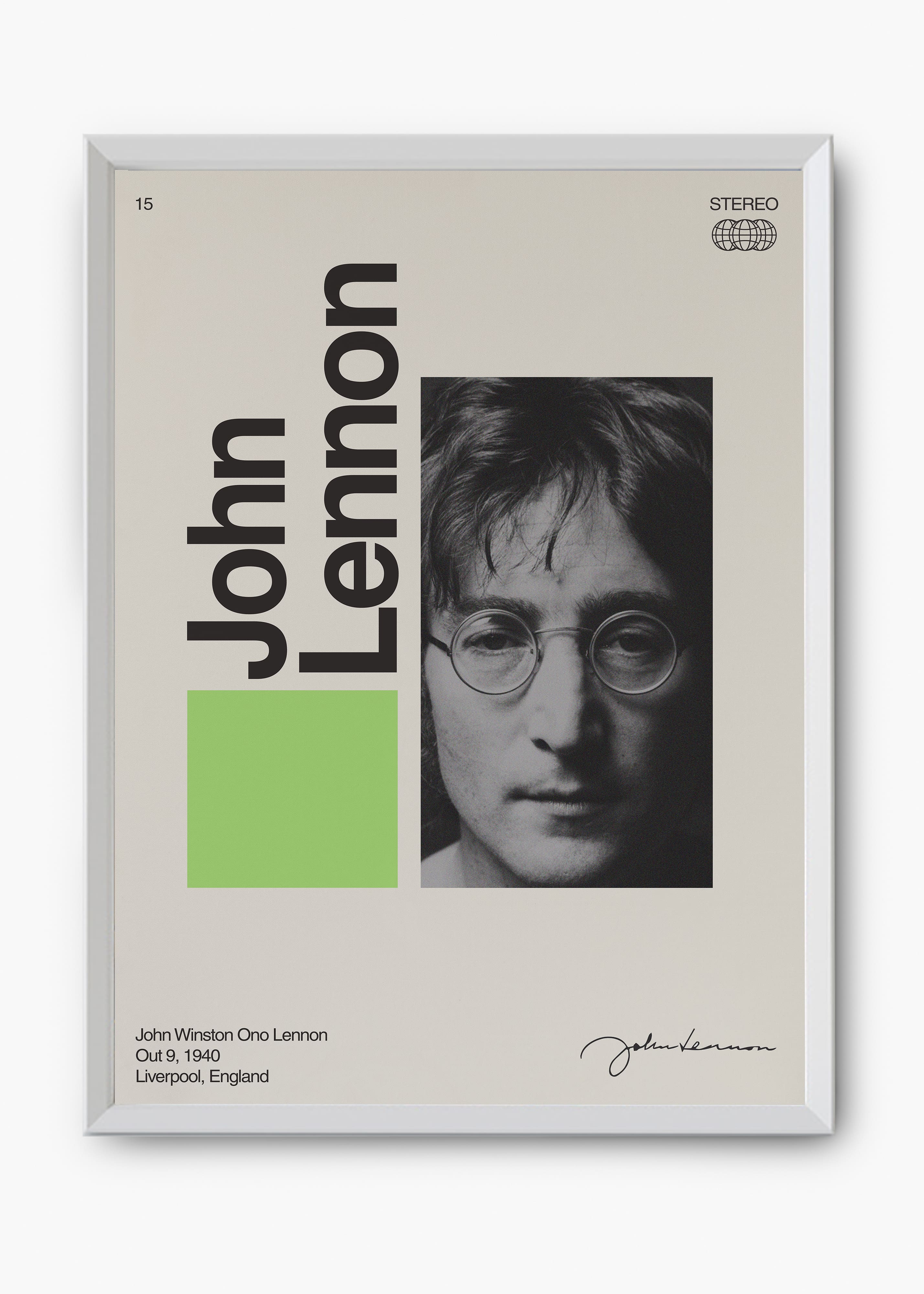 Quadro Signature John Lennon