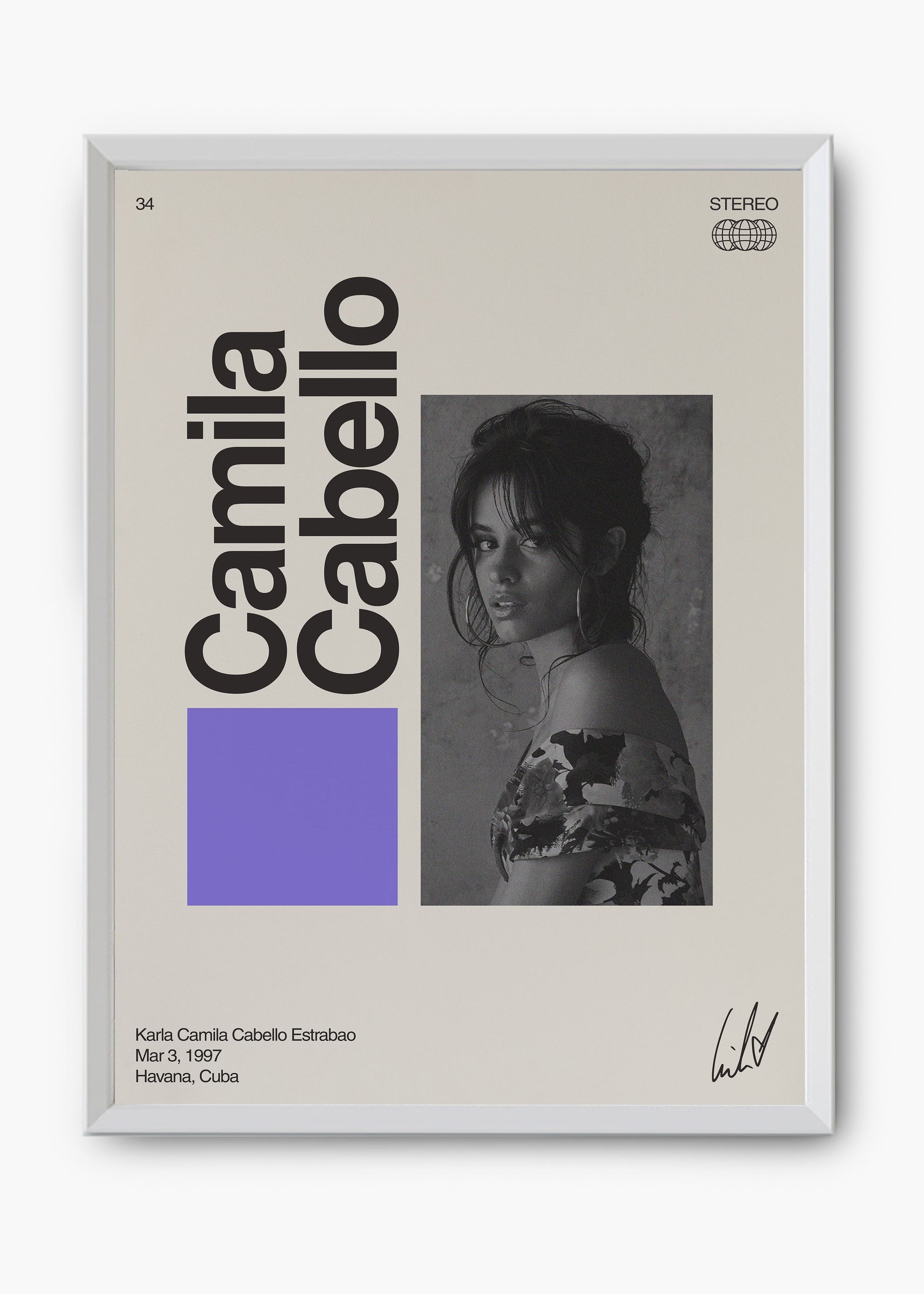 Quadro Signature Camila Cabello